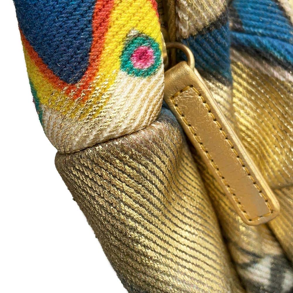 CHANEL CC Logo Graffiti Backpack Gold/Multicolor AS0867 Canvas Leather