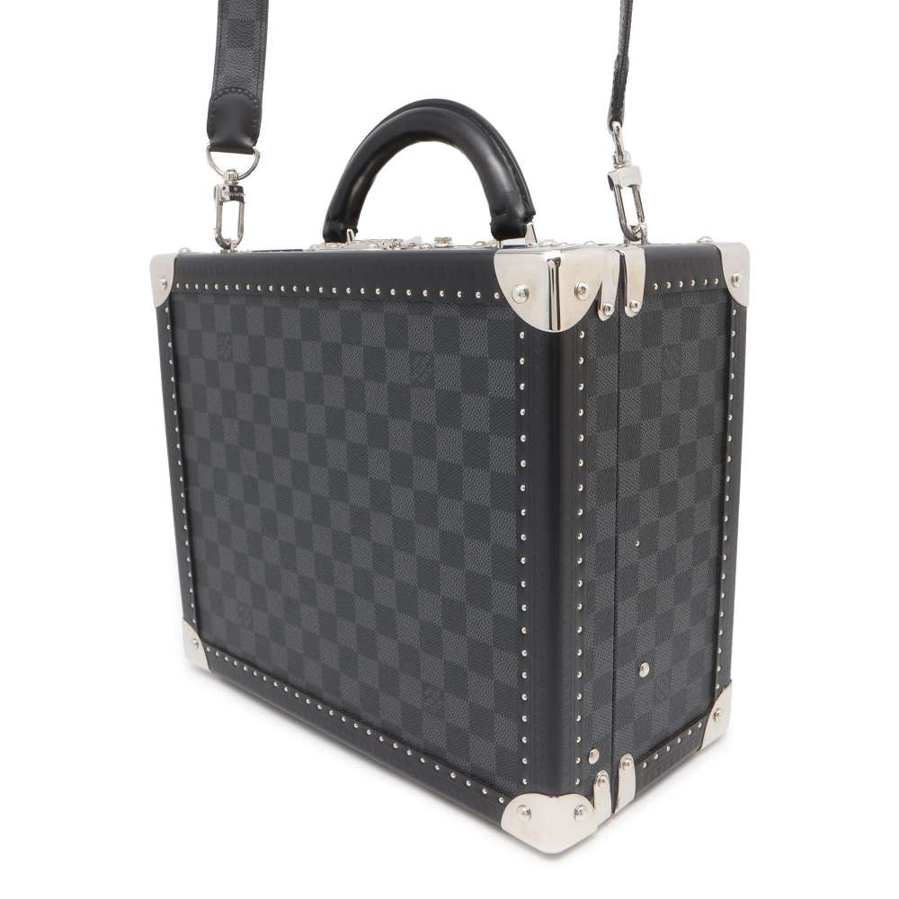 LOUIS VUITTON Cotteville 2WAY Trunk SPO Noir Damier Graphite Size 32