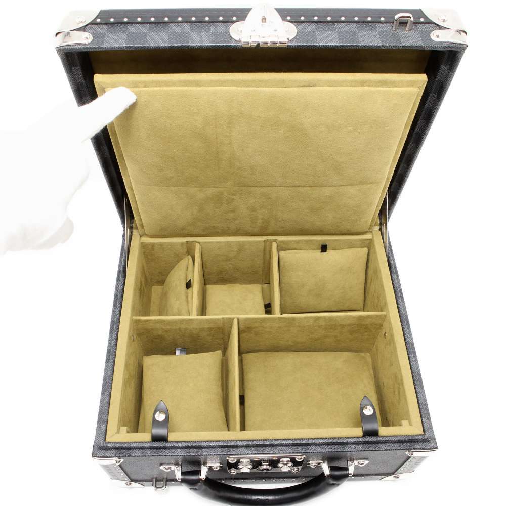 LOUIS VUITTON Cotteville 2WAY Trunk SPO Noir Damier Graphite Size 32
