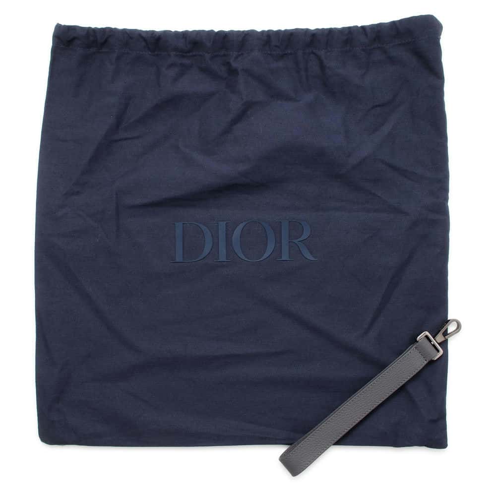 Dior Oblique Clutch Bag Gray/Silver 2OBCA251YSE Jacquard Leather