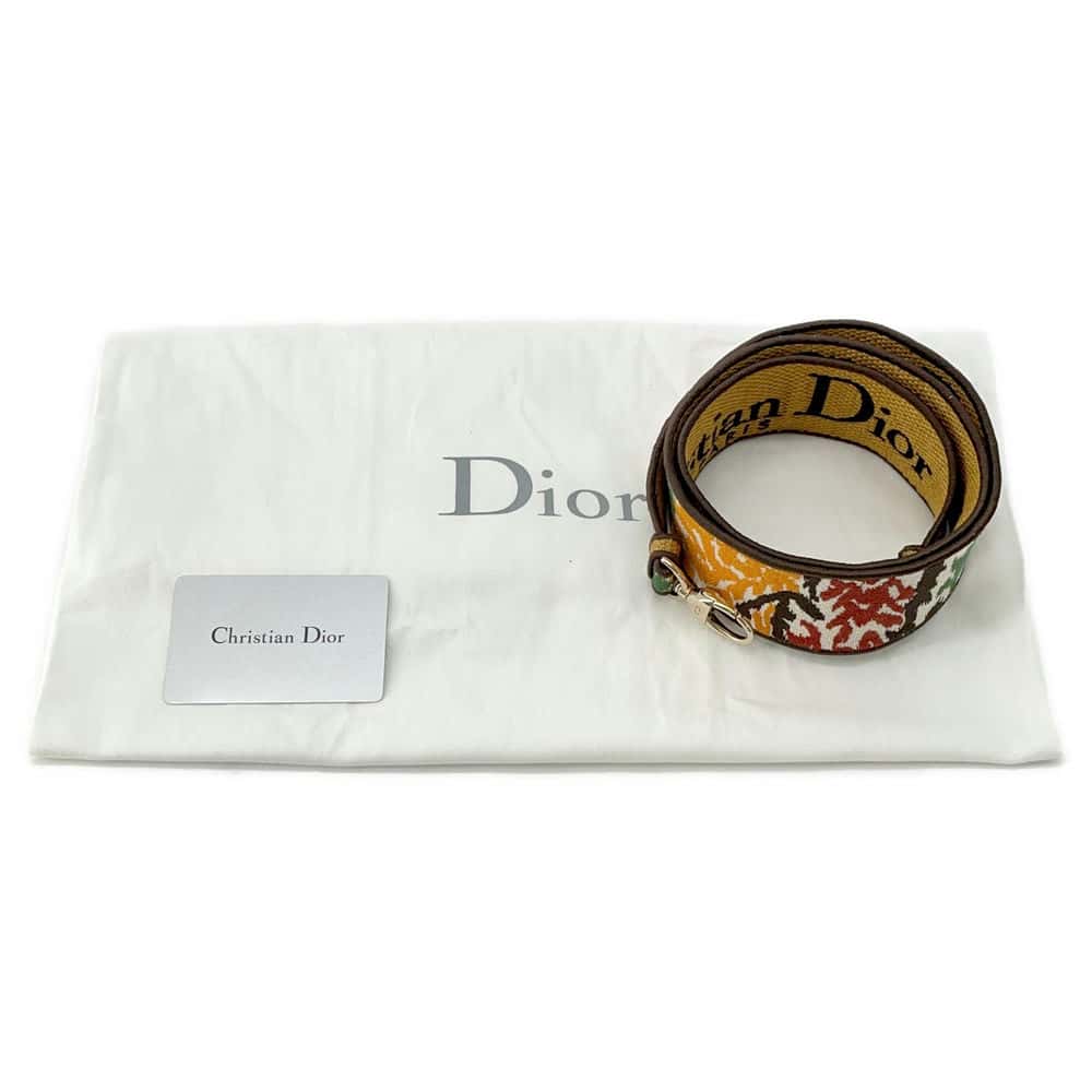 Dior Lady D-LITE 2way Bag Multicolor Canvas Size Medium