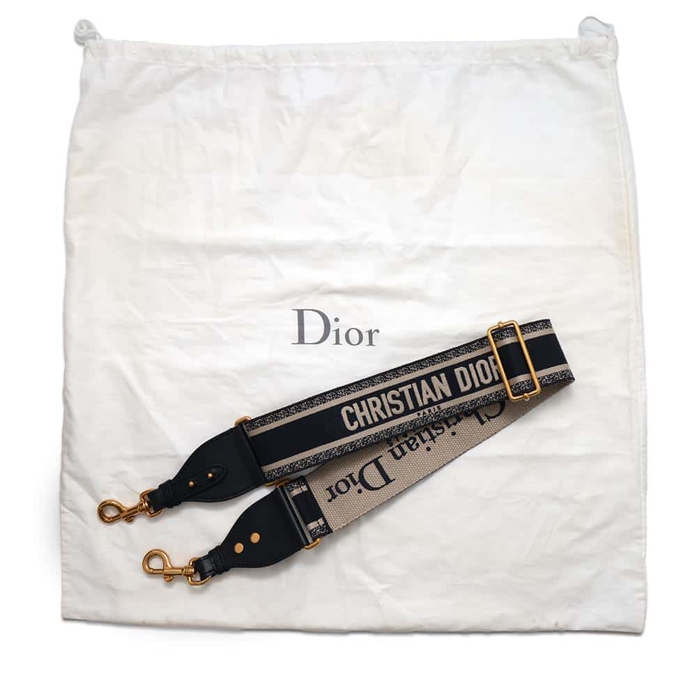 Dior Wicker Oblique bucket bag Beige/Navy M7600CMVO Rattan Canvas