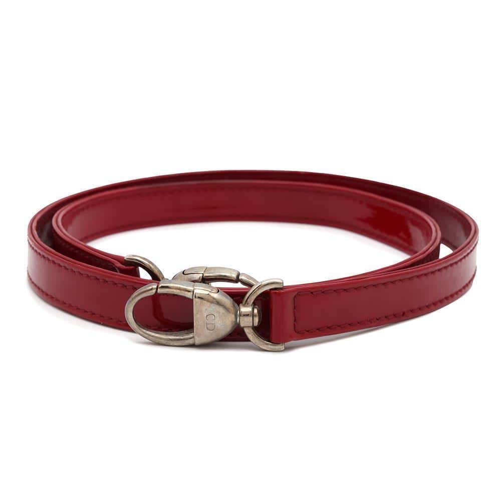 Dior Lady Dior RedCAL44551 Patent Leather