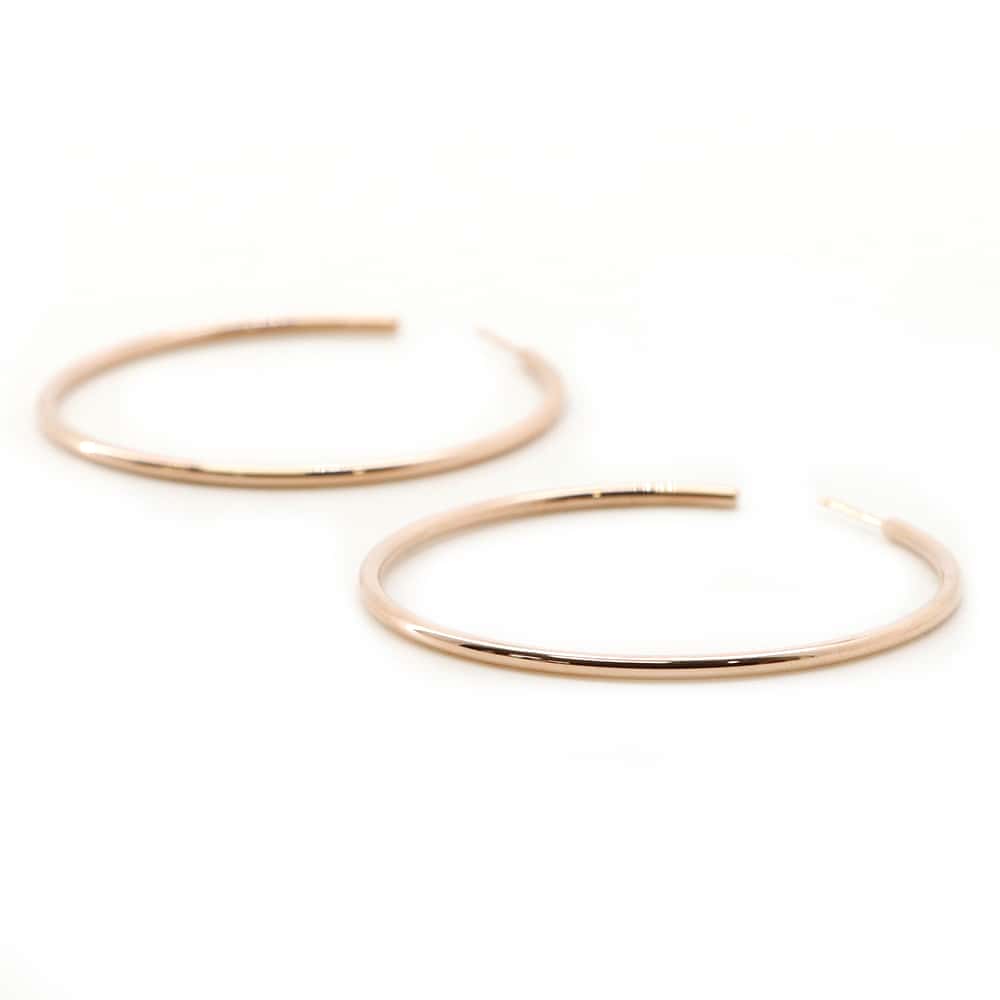 TIFFANY&Co. Hoop Earrings 18K Pink Gold