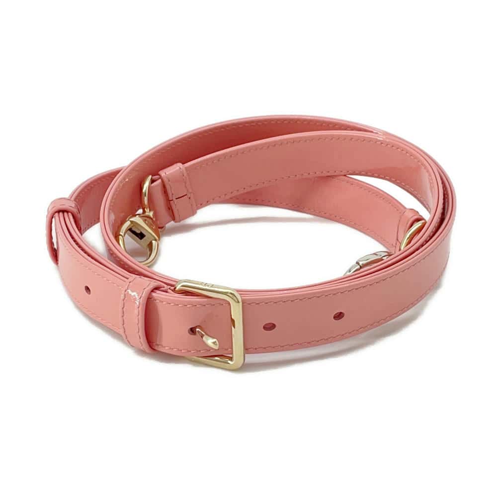 Dior Lady Dior Canage 2WAY Bag salmon pink M0531OWCB_M69P Patent Leather Size Small