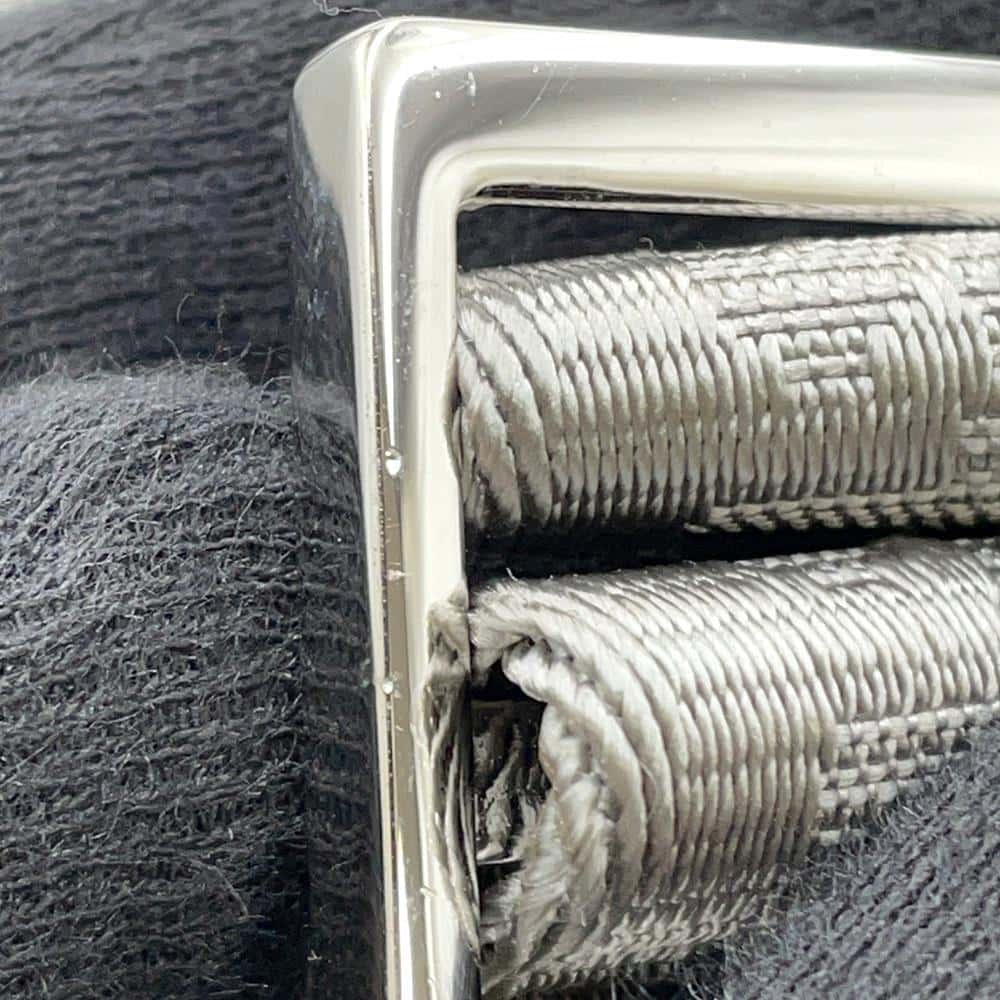 Dior Hit the Road CD Diamond Backpack Gray 1ESBA163CDP PVC Calf Leather Size Large