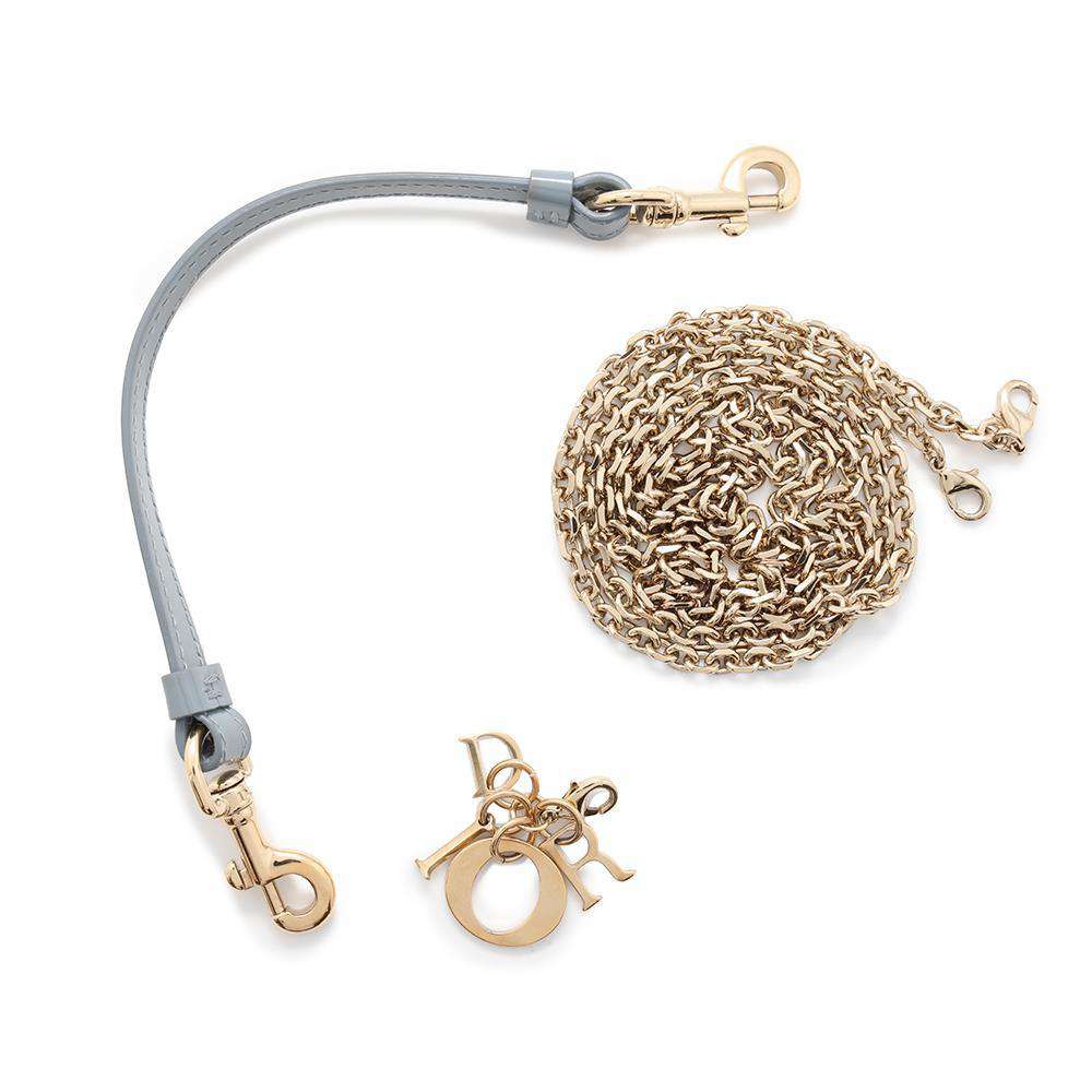 Dior cannage phone holder Light BlueS0872OVRB Patent Leather