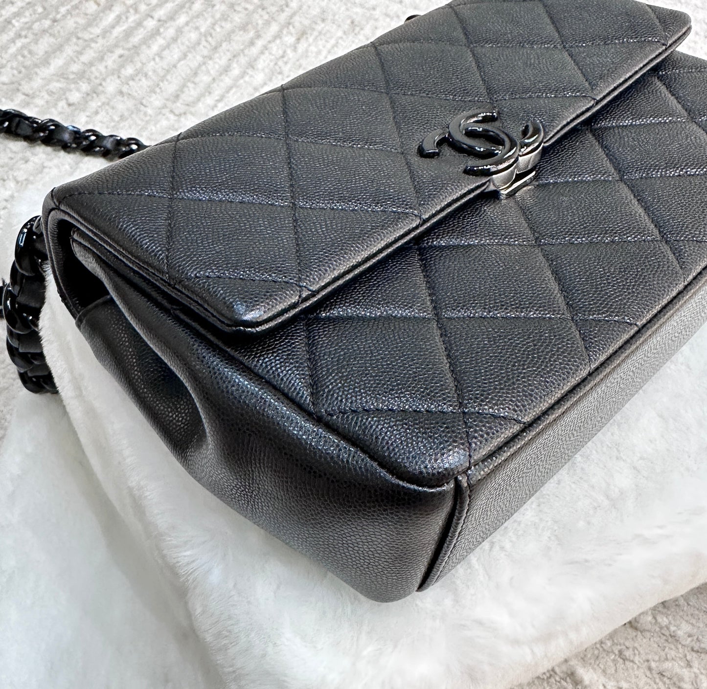 Chanel Caviar Quilted My Everything Small Flap So Black