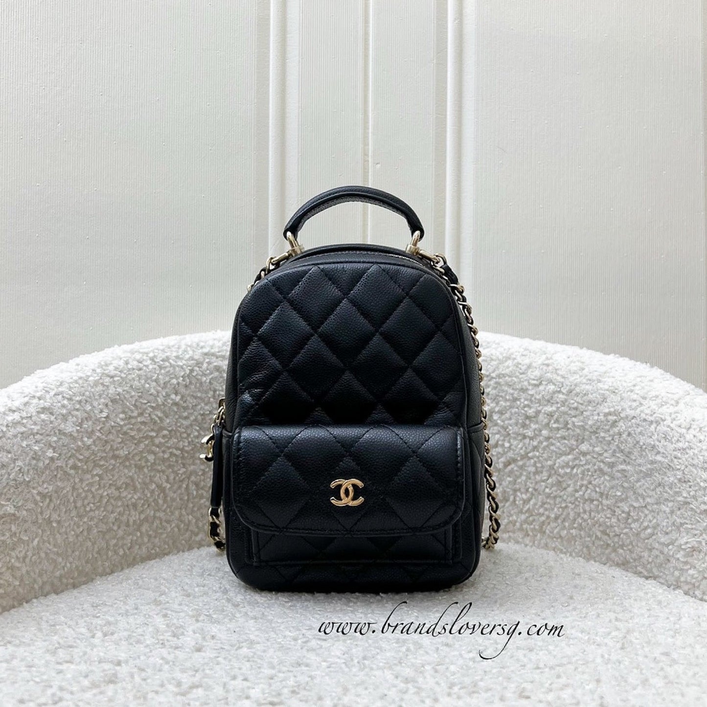 Chanel 24C Mini Backpack in Caviar and LGHW (Model: AP3753)