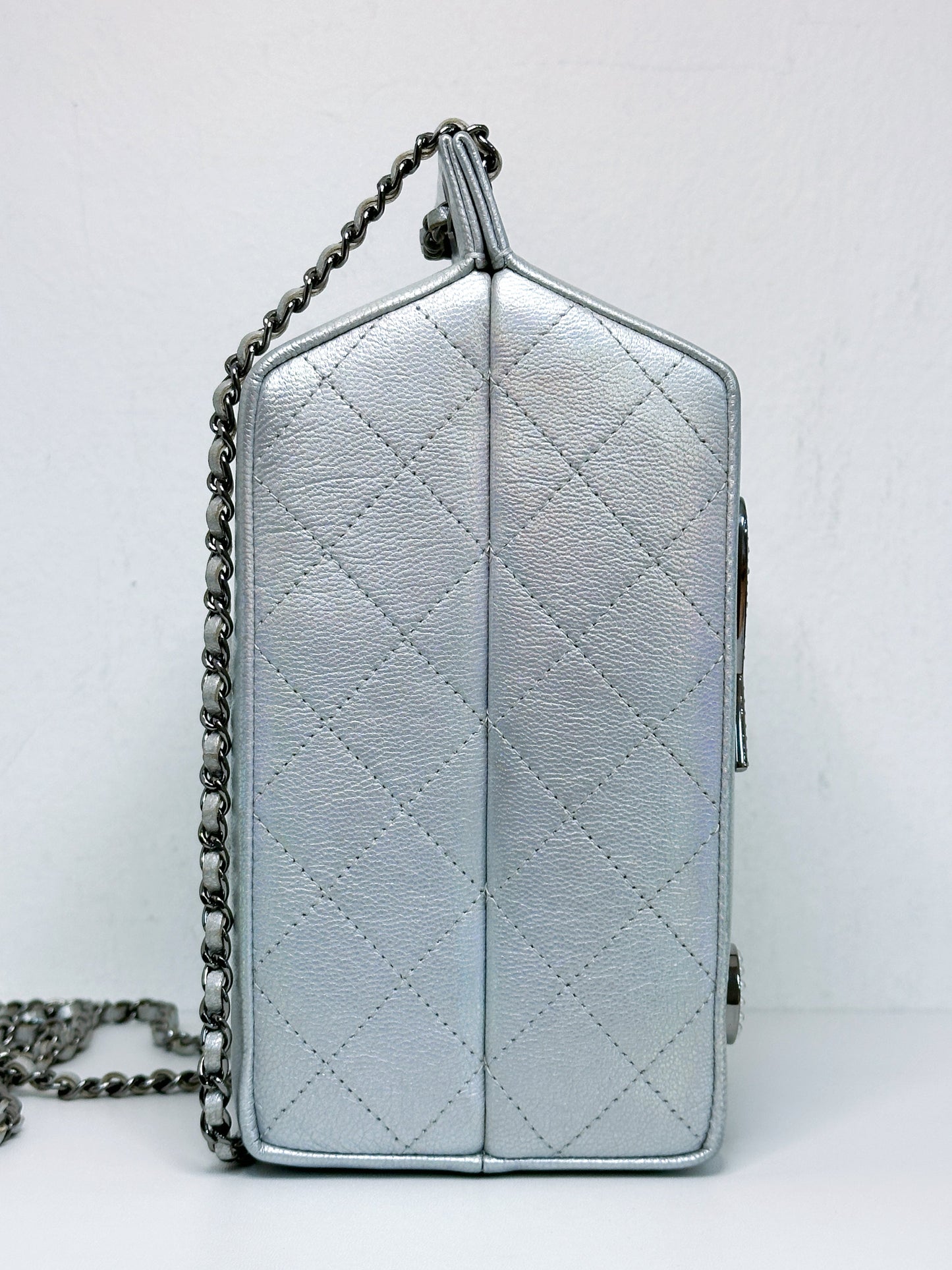 CHANEL RARE LIMITED EDITION LAIT DE COCO MILK CARTON BAG 2009 holo