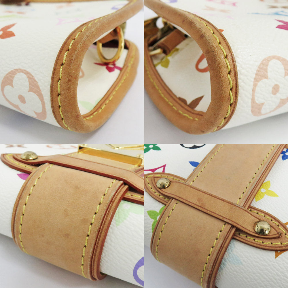 Louis Vuitton Monogram Multicolor Charley M40049 Bronze Shoulder Bag Backpack Pochette White 2w