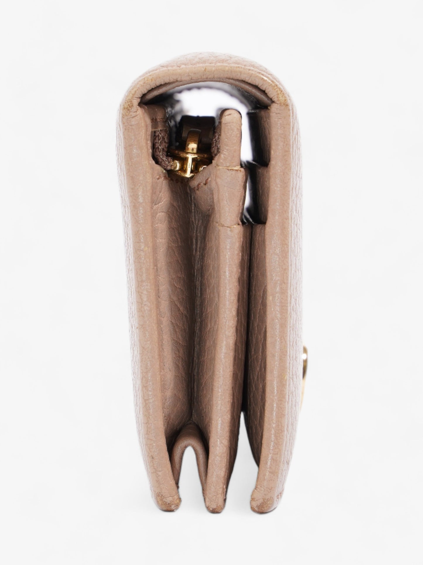 Gucci GG Marmont Wallet Beige Leather