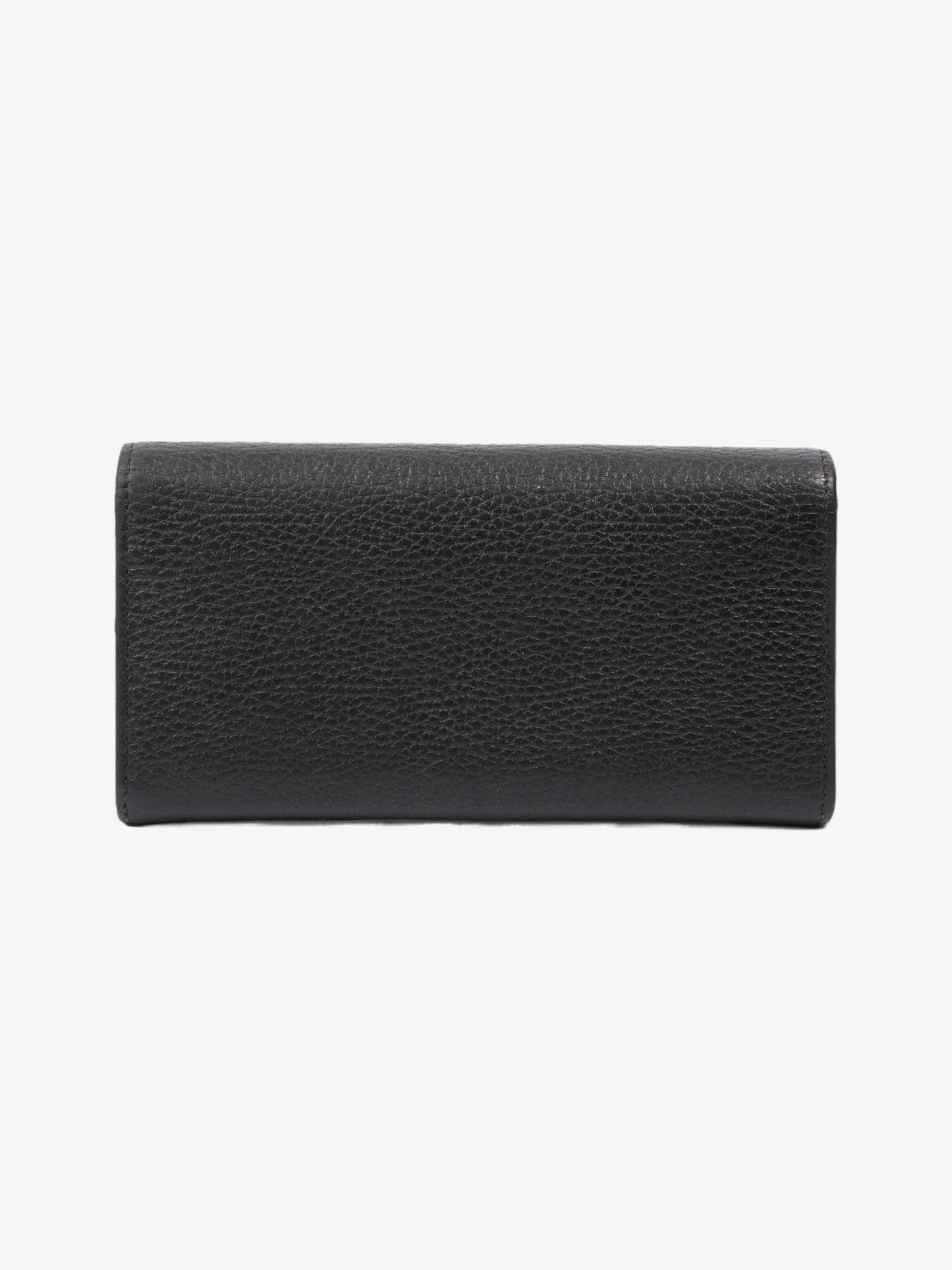 Gucci Marmont Long Wallet Black Leather