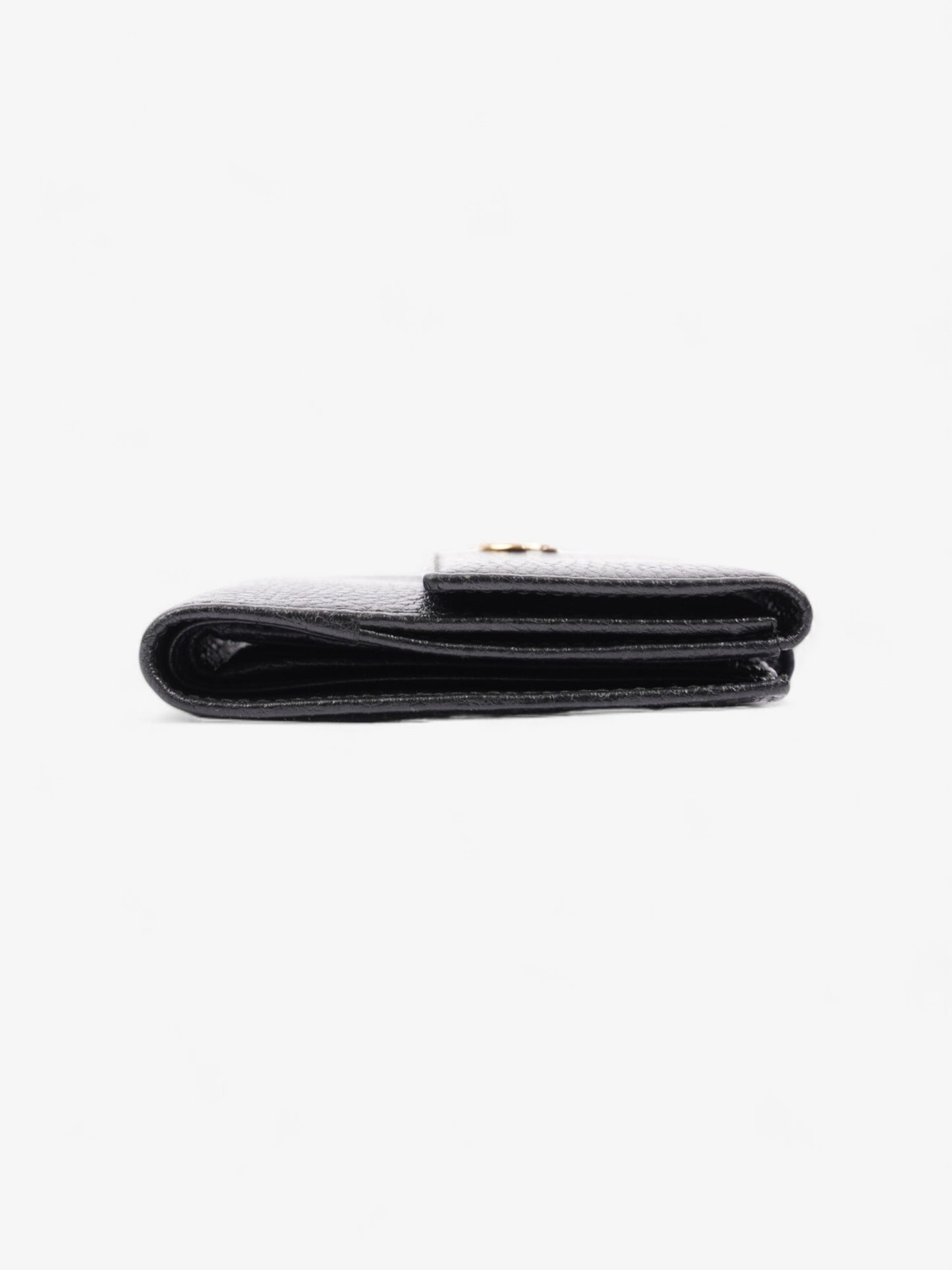 Gucci GG Marmont Compact Wallet Black Leather