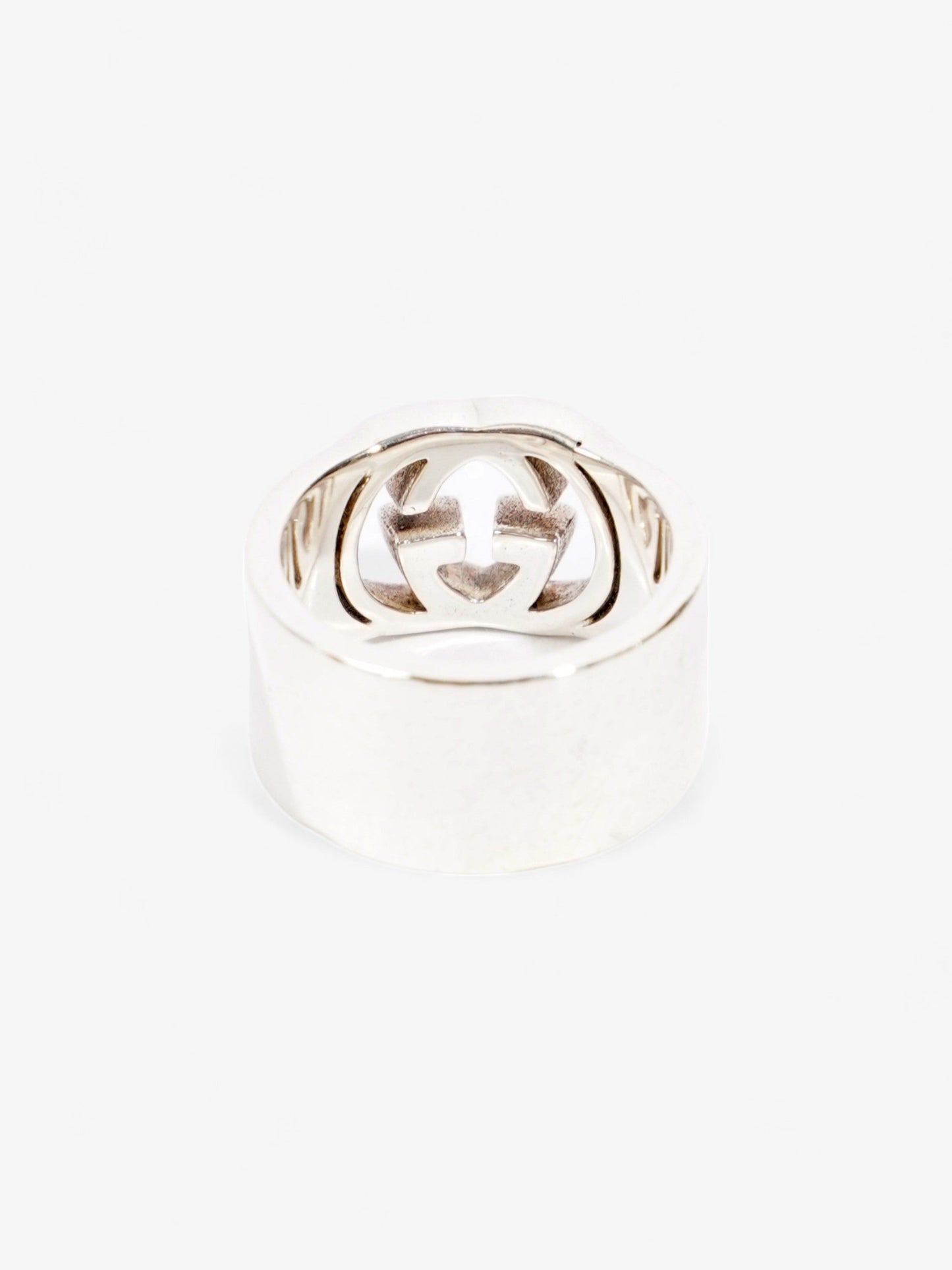 Gucci Interlocking G Ring Silver Silver Sterling 51mm