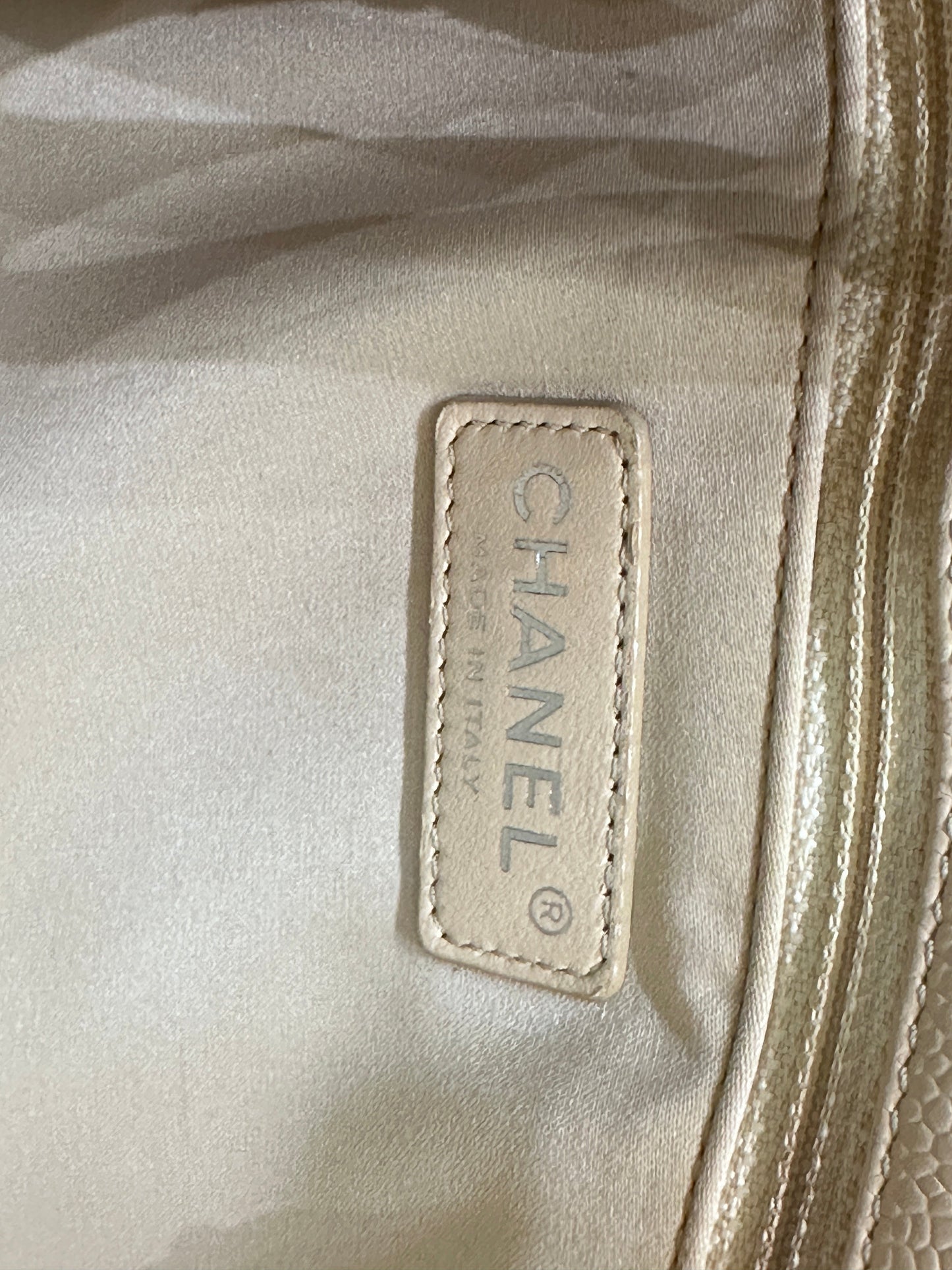 Chanel GST Beige Caviar Shw Bag