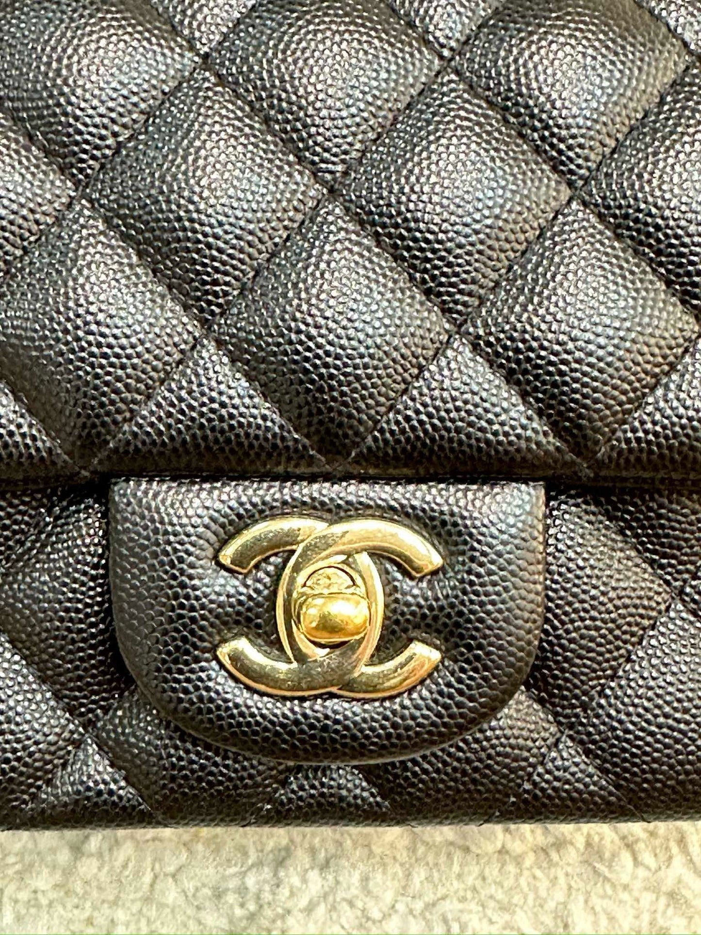 Chanel Mini Rectangular Classic Flap Black Bag 17B GHW