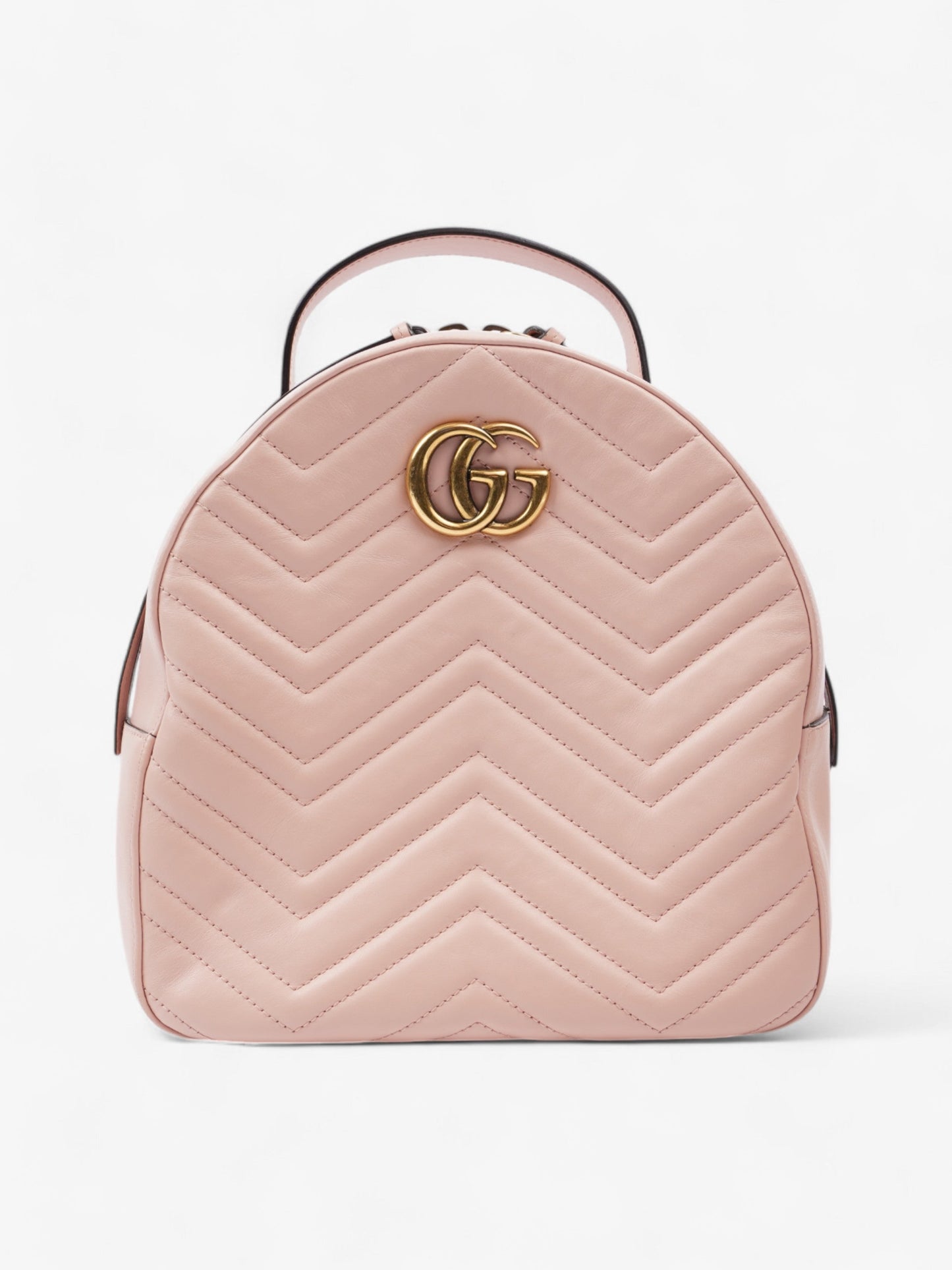 Gucci GG Marmont Backpack Pink Leather