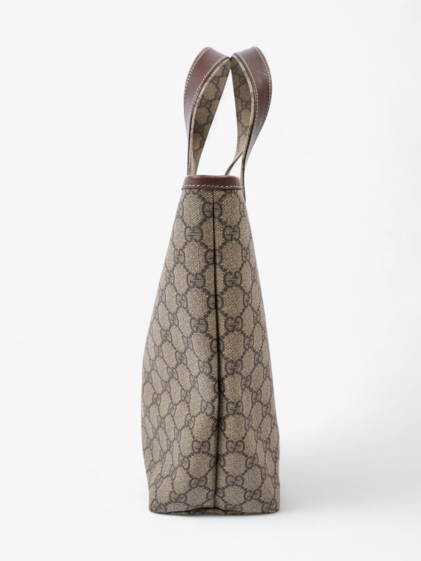 Gucci GG Tote Bag GG Supreme / Brown Coated Canvas