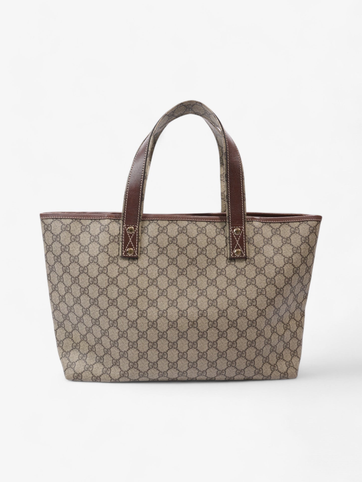 Gucci GG Tote Bag GG Supreme / Brown Coated Canvas