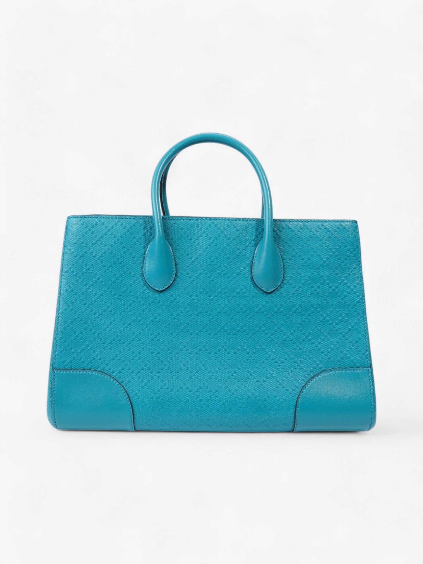 Gucci Diamante 2-Way Turquoise  Leather