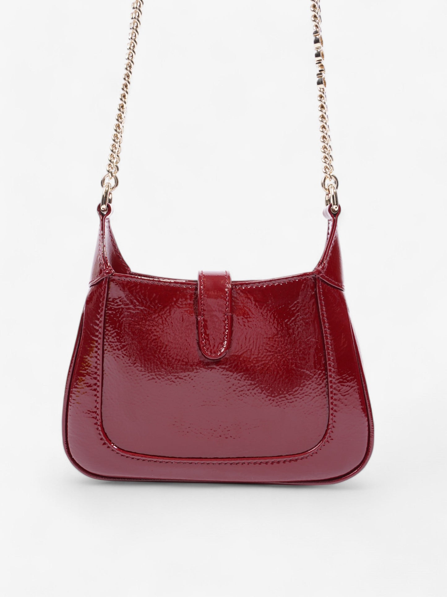 Gucci Jackie Notte Red Patent Leather Mini