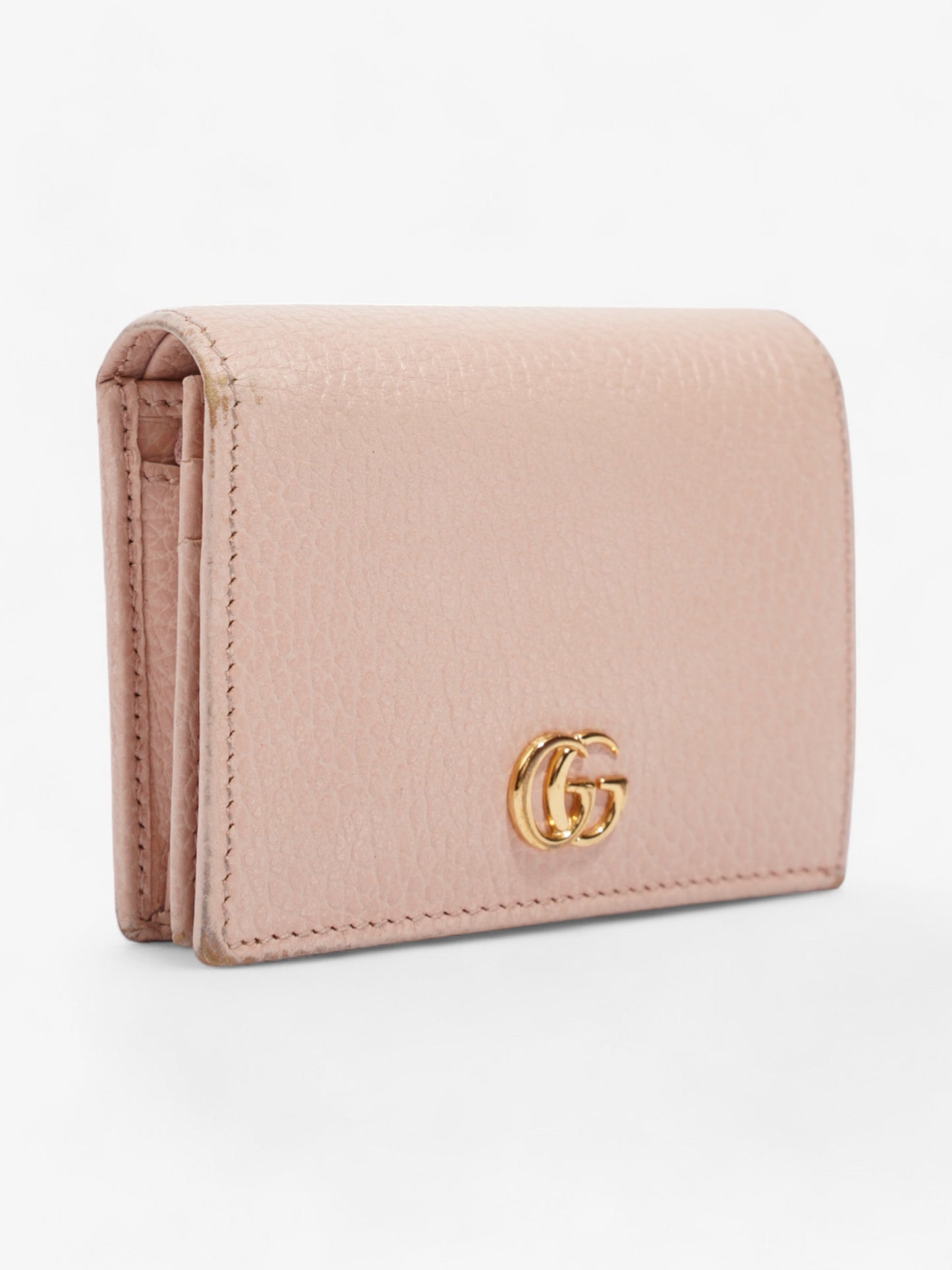 Gucci GG Marmont Compact Wallet Light Pink Leather