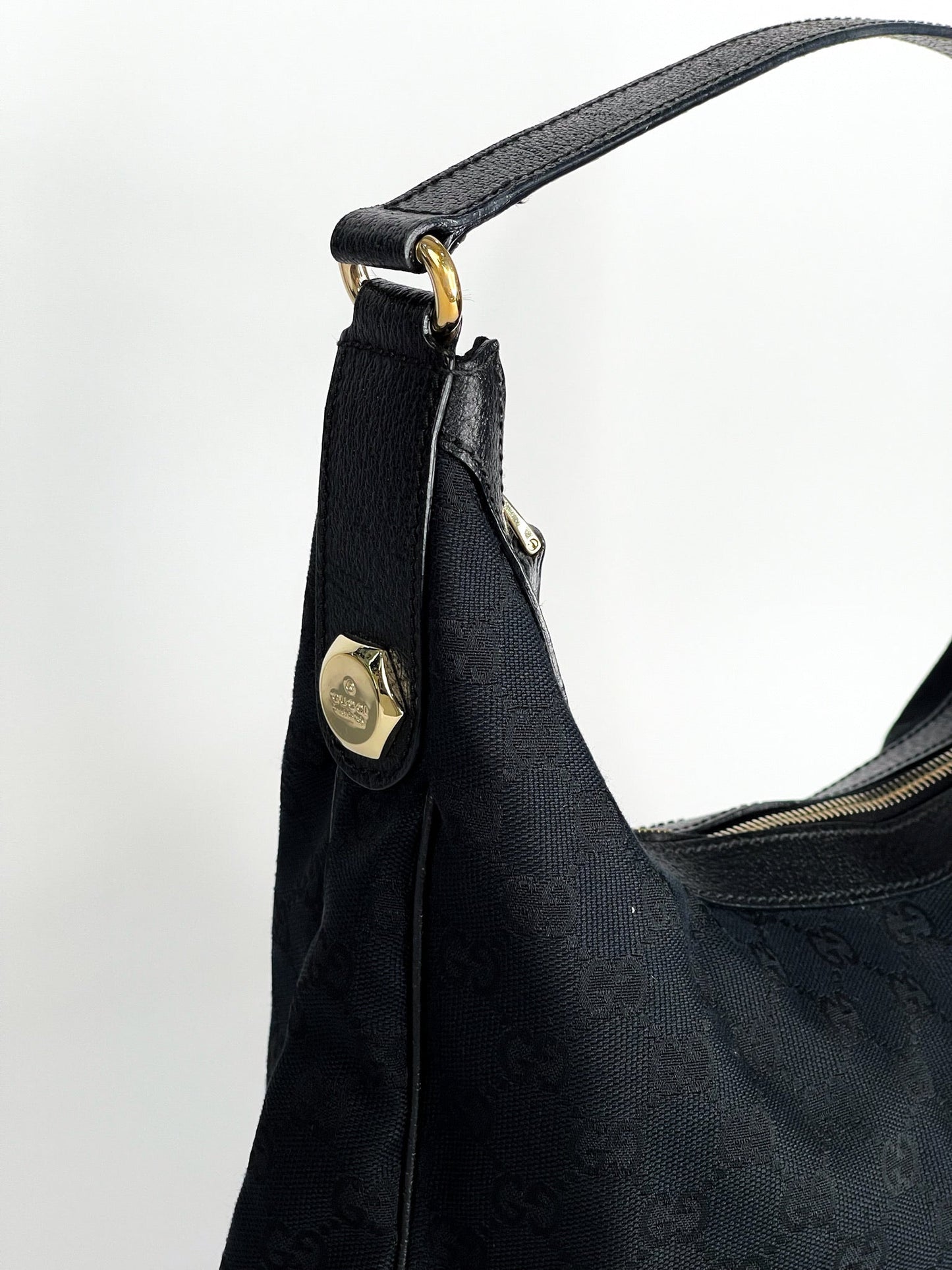 Gucci GG Monogram Canvas Hobo Bag