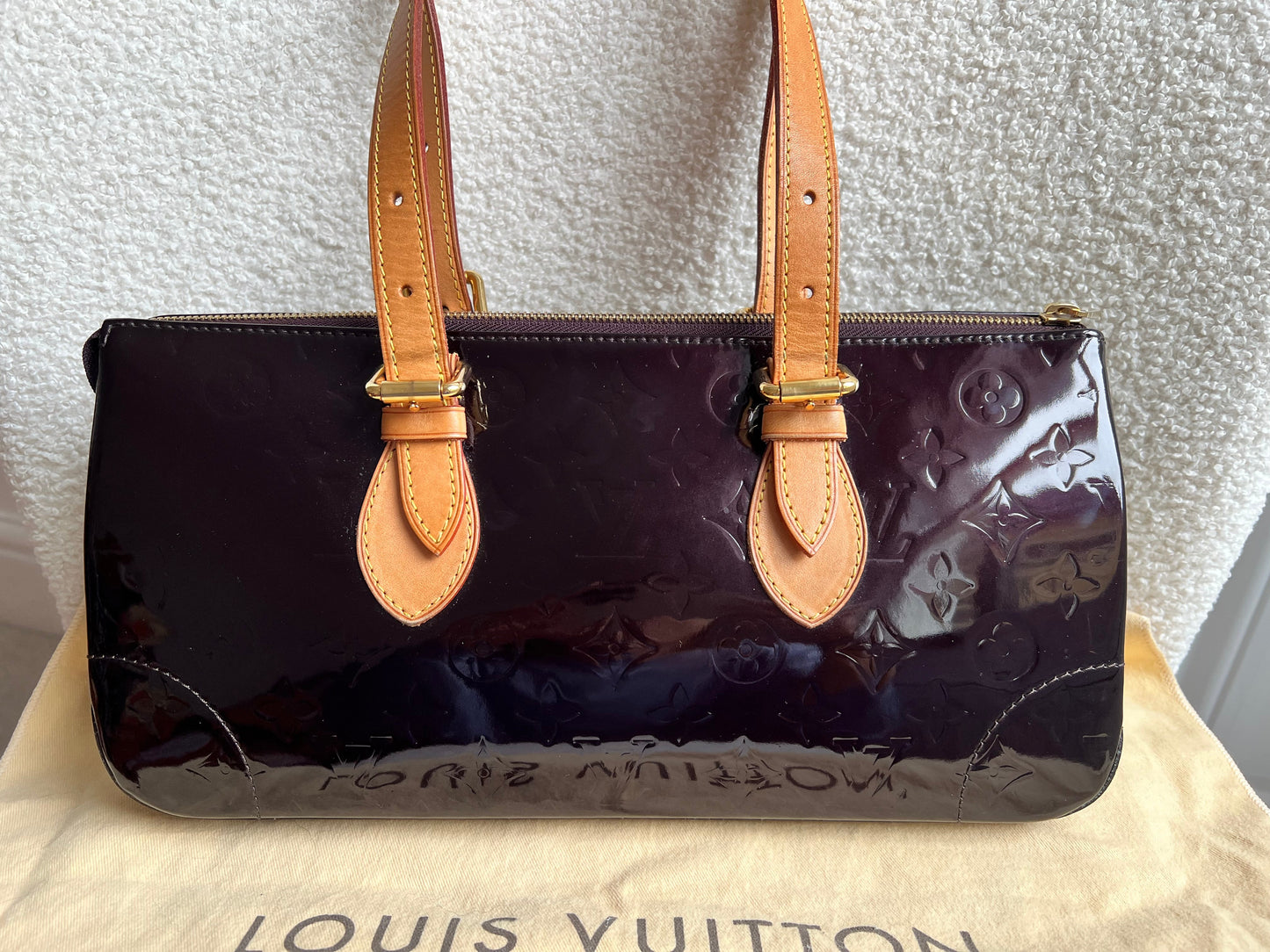 Louis Vuitton Rosewood Avenue Amarante Monogram Vernis