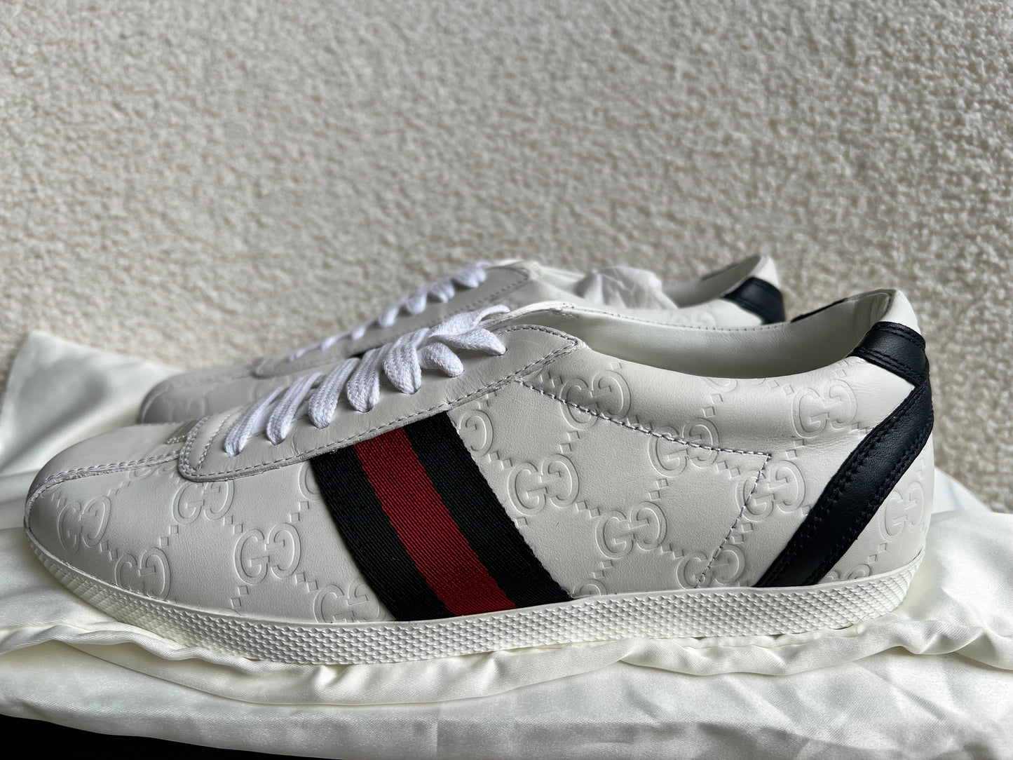 Gucci Ace Leather Sneakers size 4 36.5 (RRP £570)