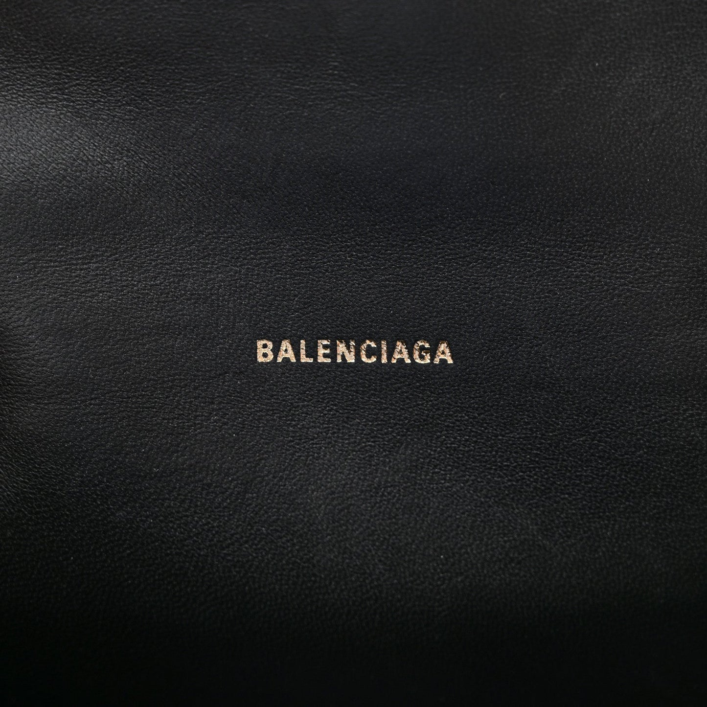 BALENCIAGA SHINY CALFSKIN CROC EMBOSSED MINI HOURGLASS BAG