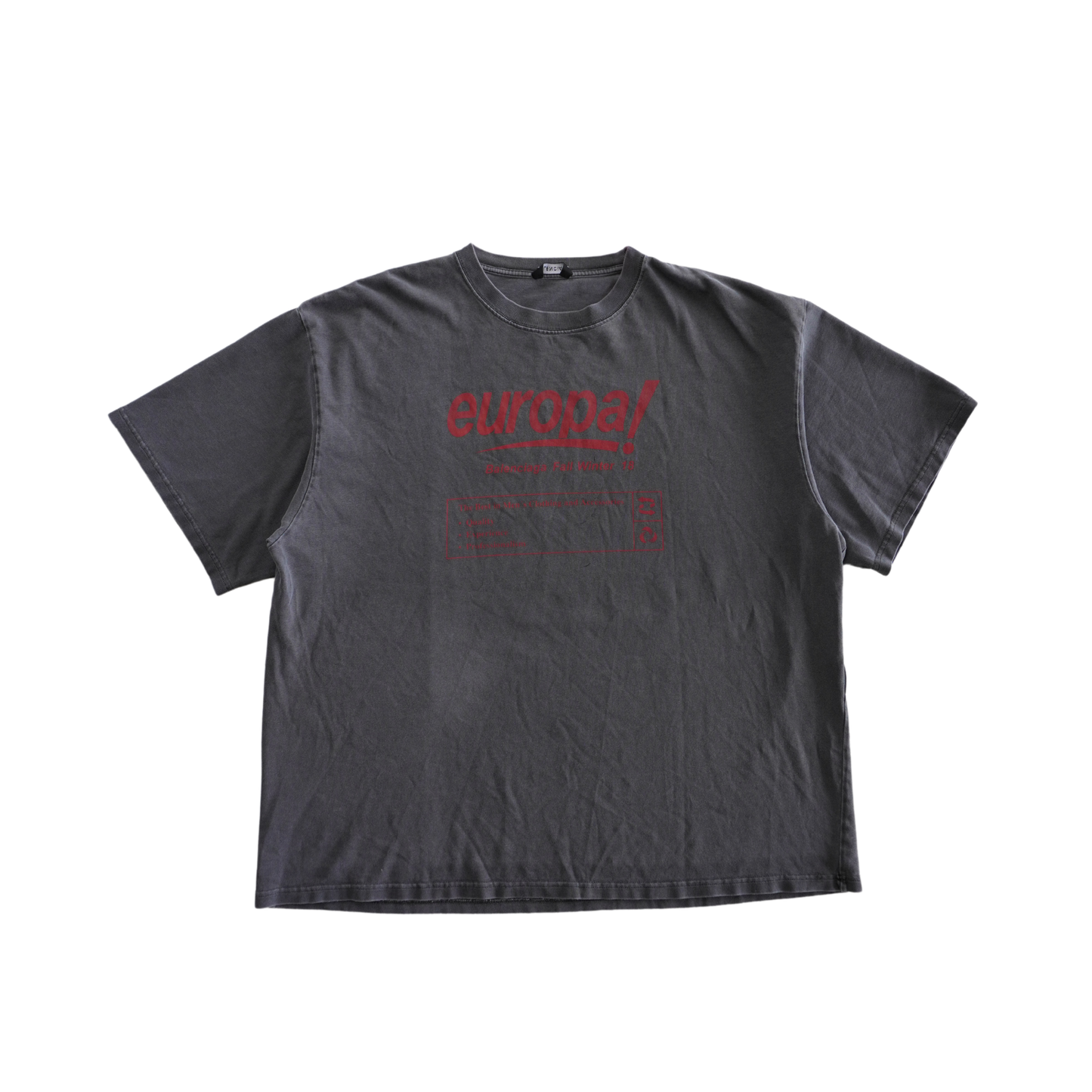 Balenciaga 'Europa' T-Shirt - Men's M