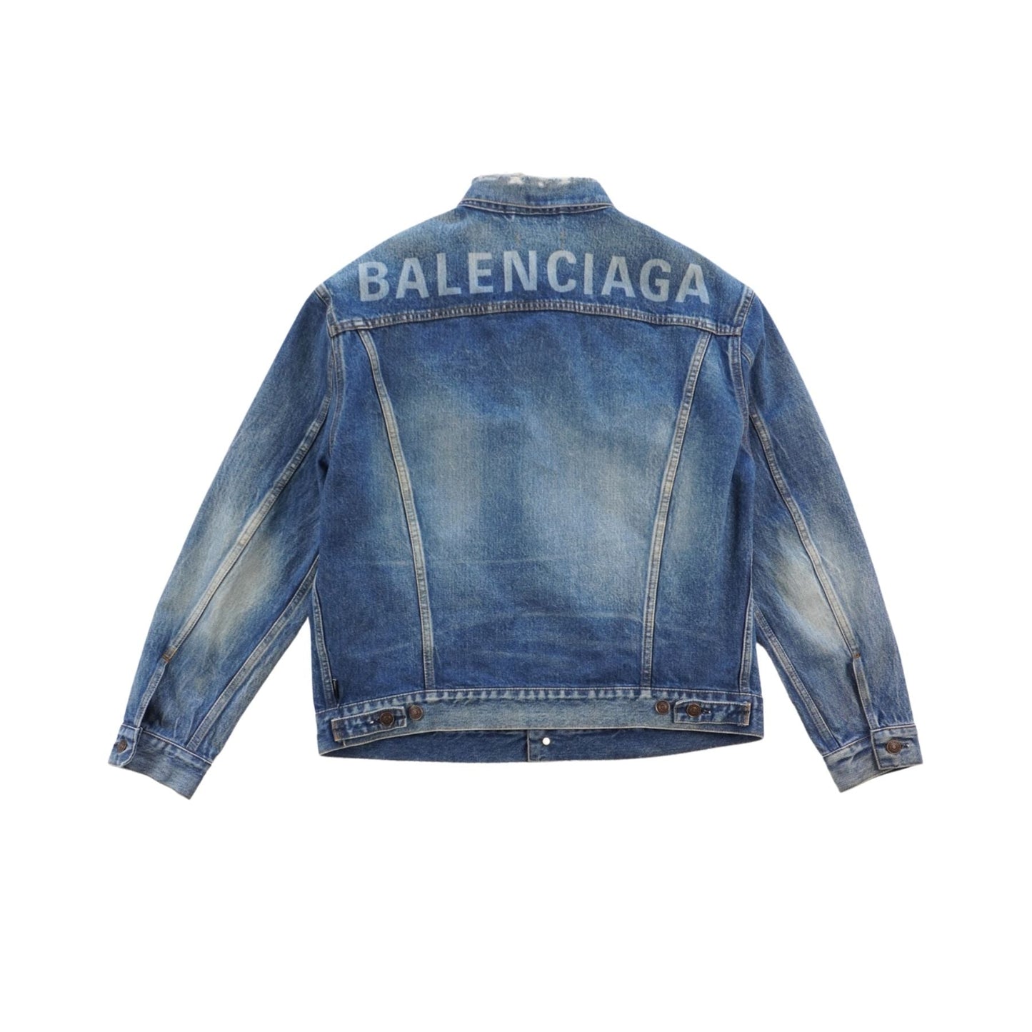 Balenciaga Oversized Denim Jacket - Women's 36