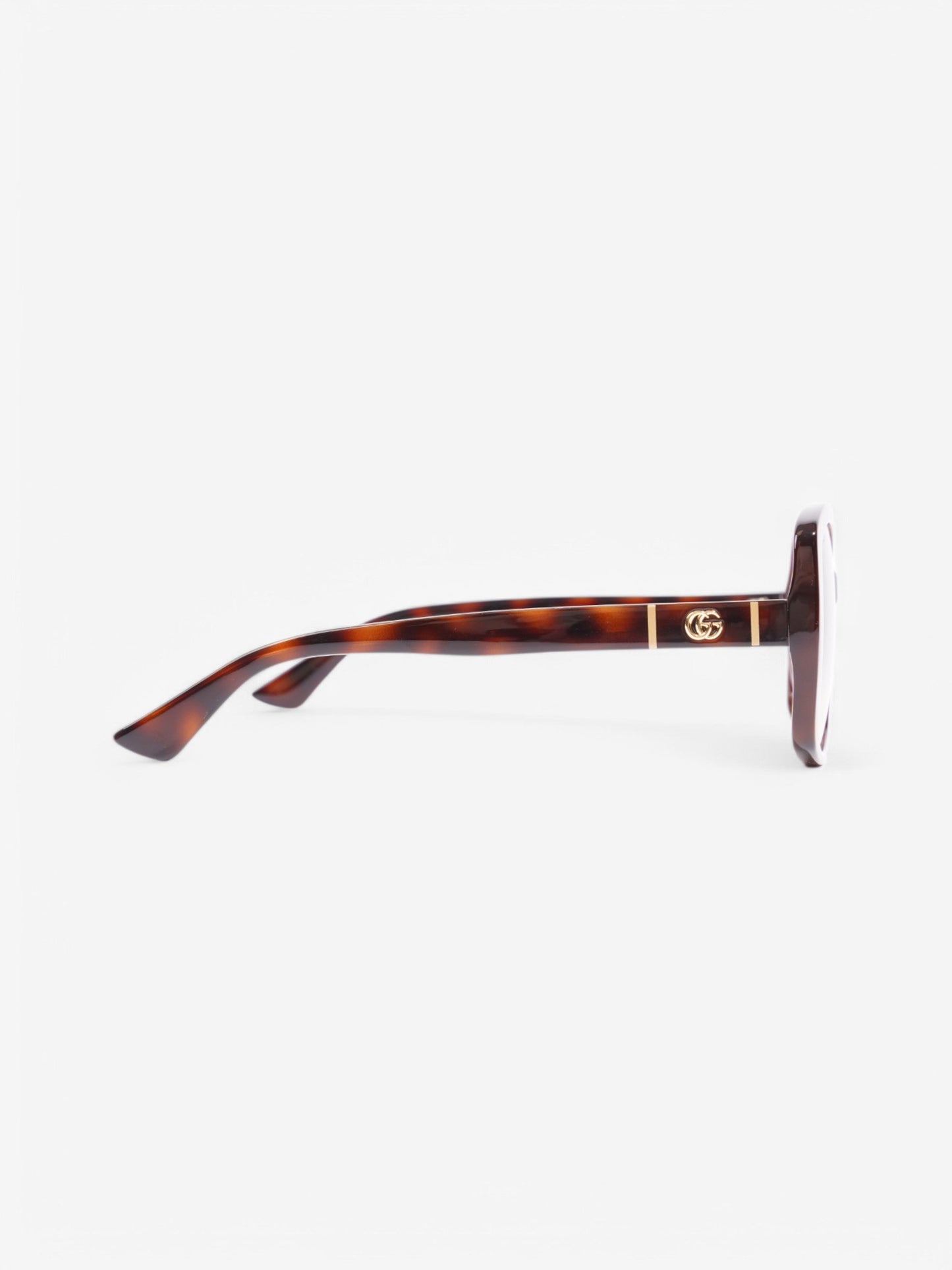 Gucci GG Sunglasses Tortoise  / Gold Acetate 145mm