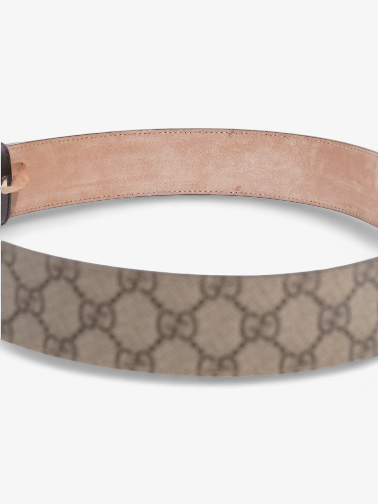 Gucci Blondie Belt Beige / Ebony Canvas 85cm / 34"