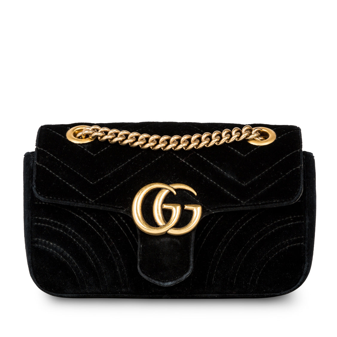 Gucci GG Marmont Velvet Mini Handbag