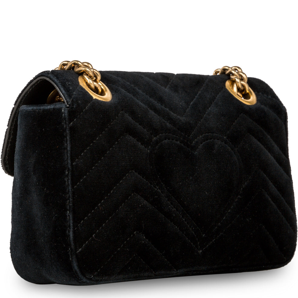 Gucci GG Marmont Velvet Mini Handbag