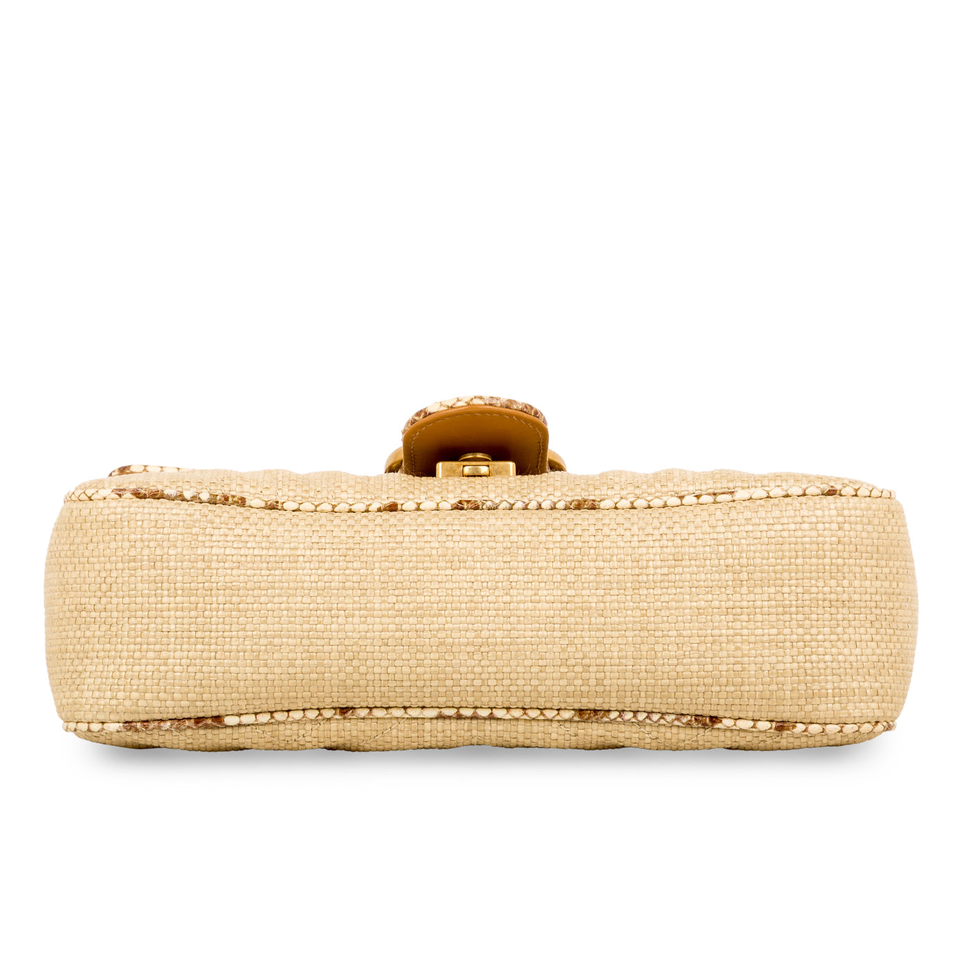 Gucci GG Marmont Bag - Raffia and Python - Small