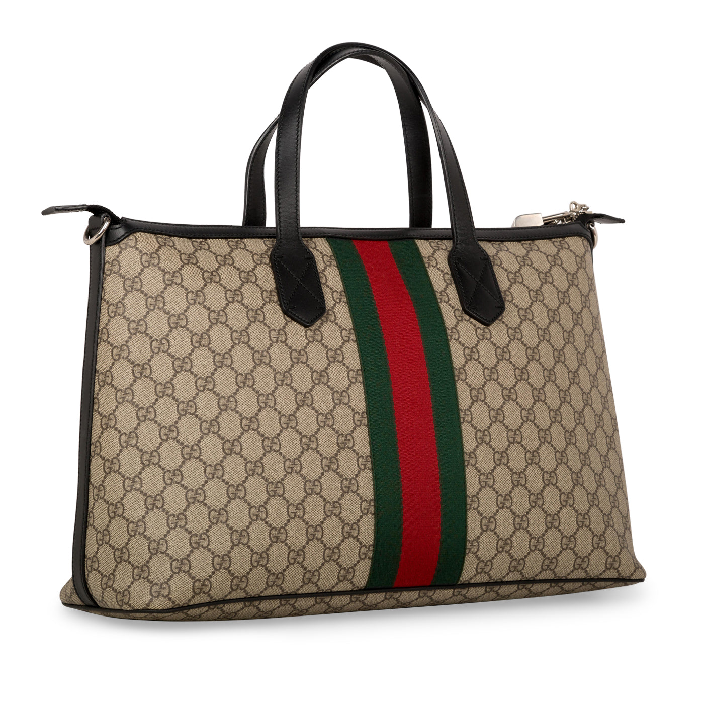 Gucci GG Supreme Canvas Carryall Boston Bag