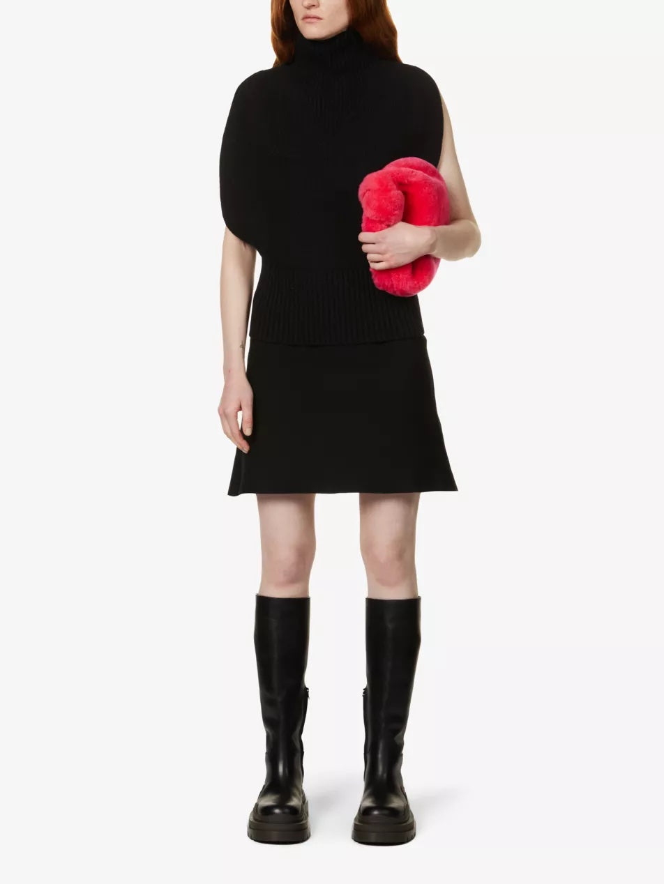 BOTTEGA VENETA MINI JODIE SHEARLING HANDBAG