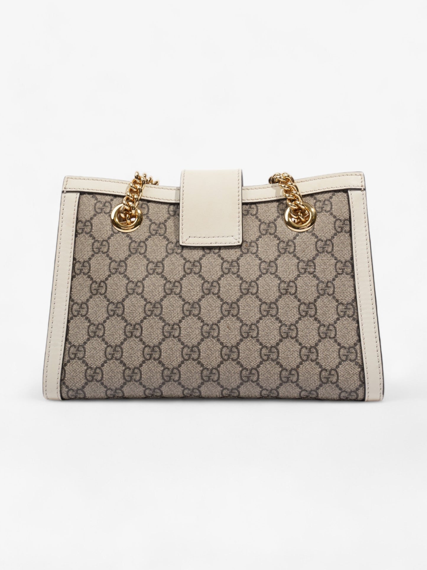 Gucci Padlock GG GG Supreme / White Coated Canvas Small