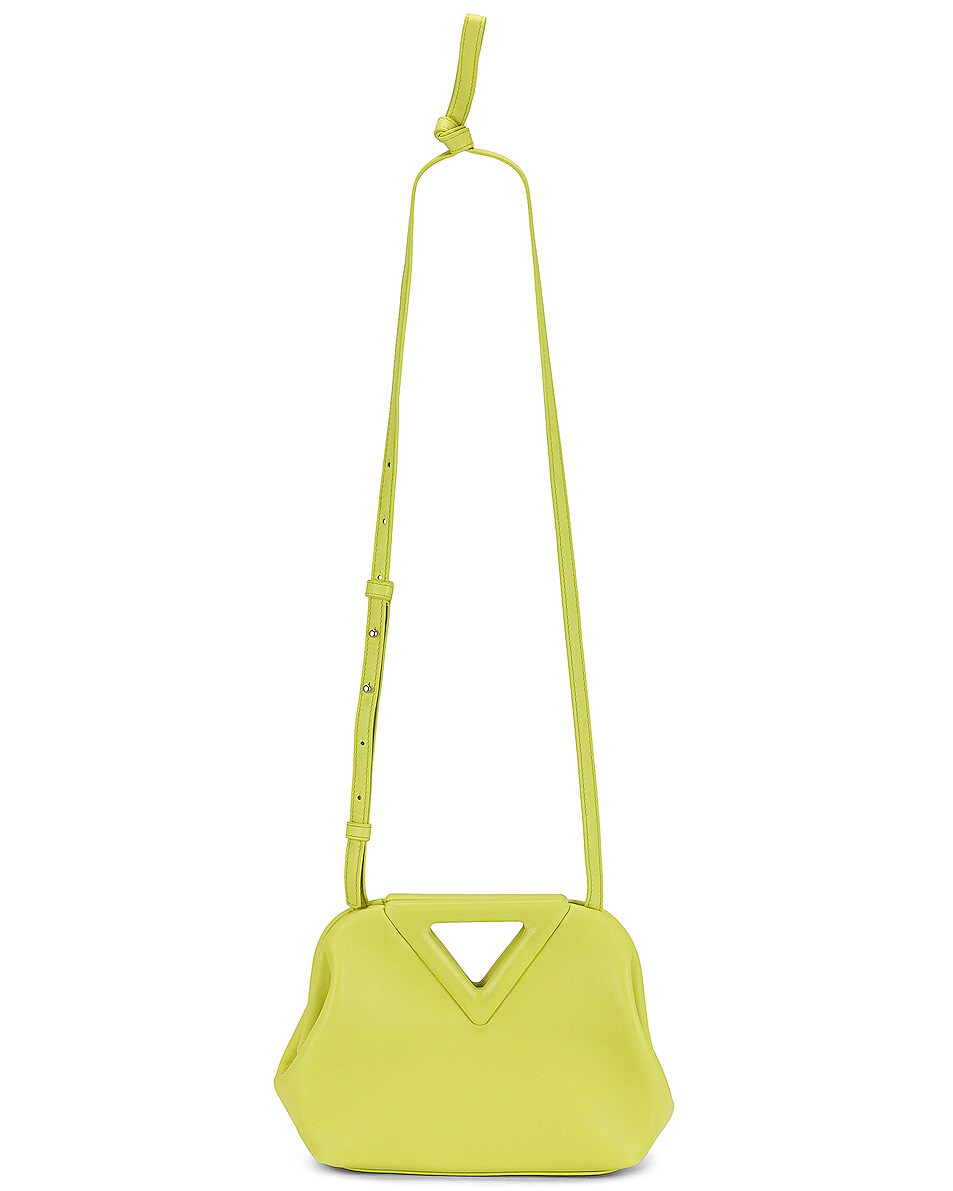 BOTTEGA VENETA CALFSKIN POINT TOP HADLE MEDIUM BAG