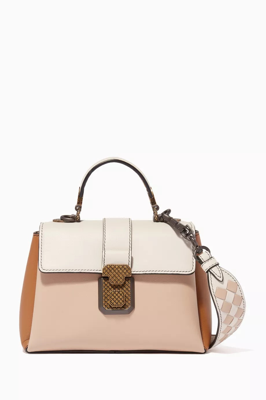 BOTTEGA VENETA NAPPA LEATHER MINI PIAZZA BAG
