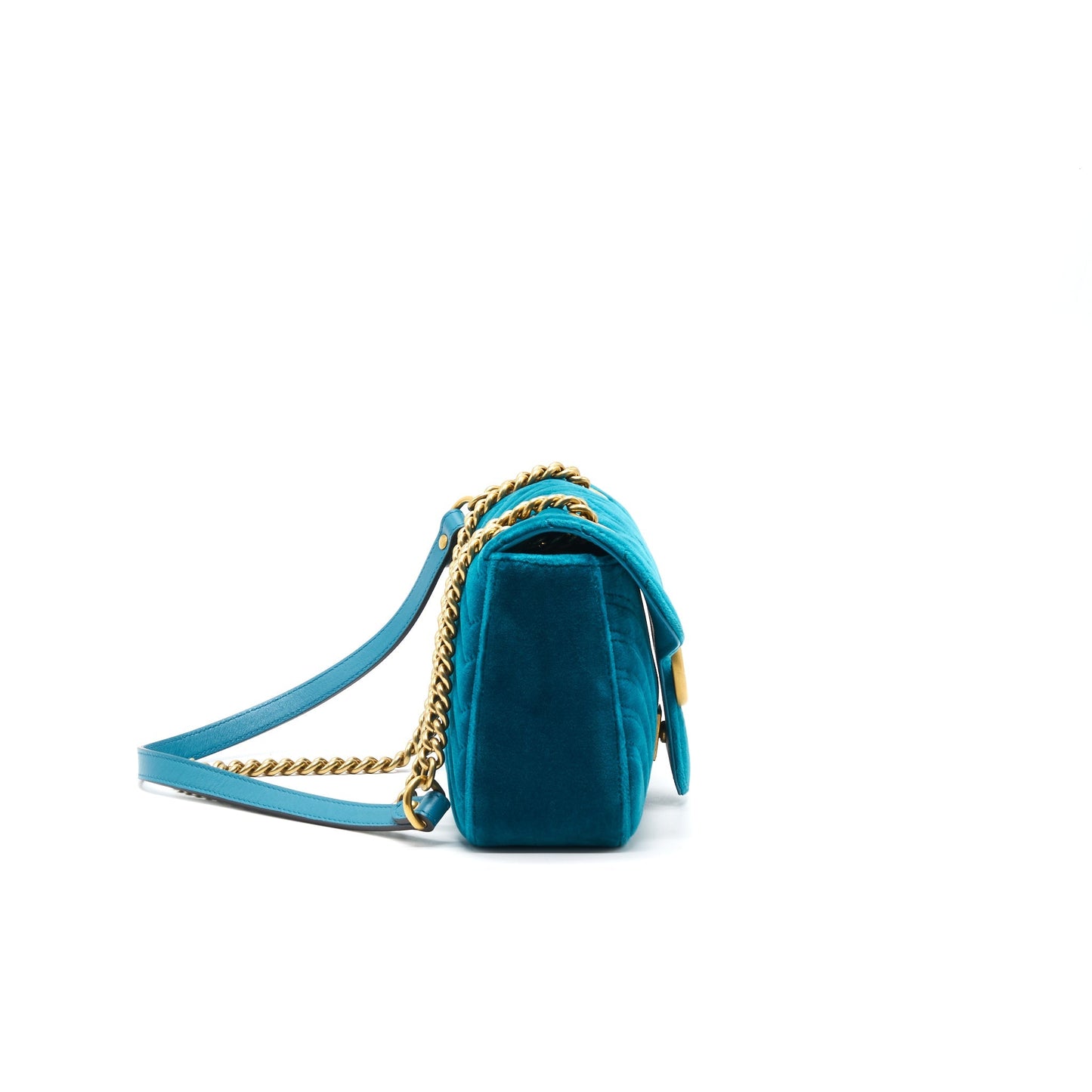 Gucci Velvet small GG Marmont Bag