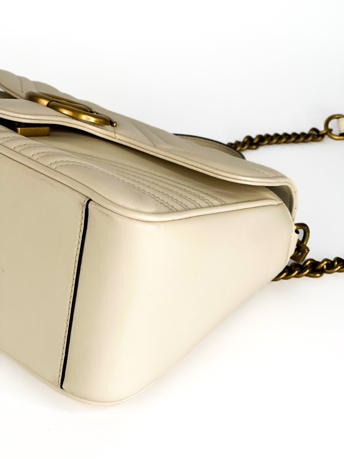 Gucci GG Marmont Matelasse Leather Top Handle Satchel