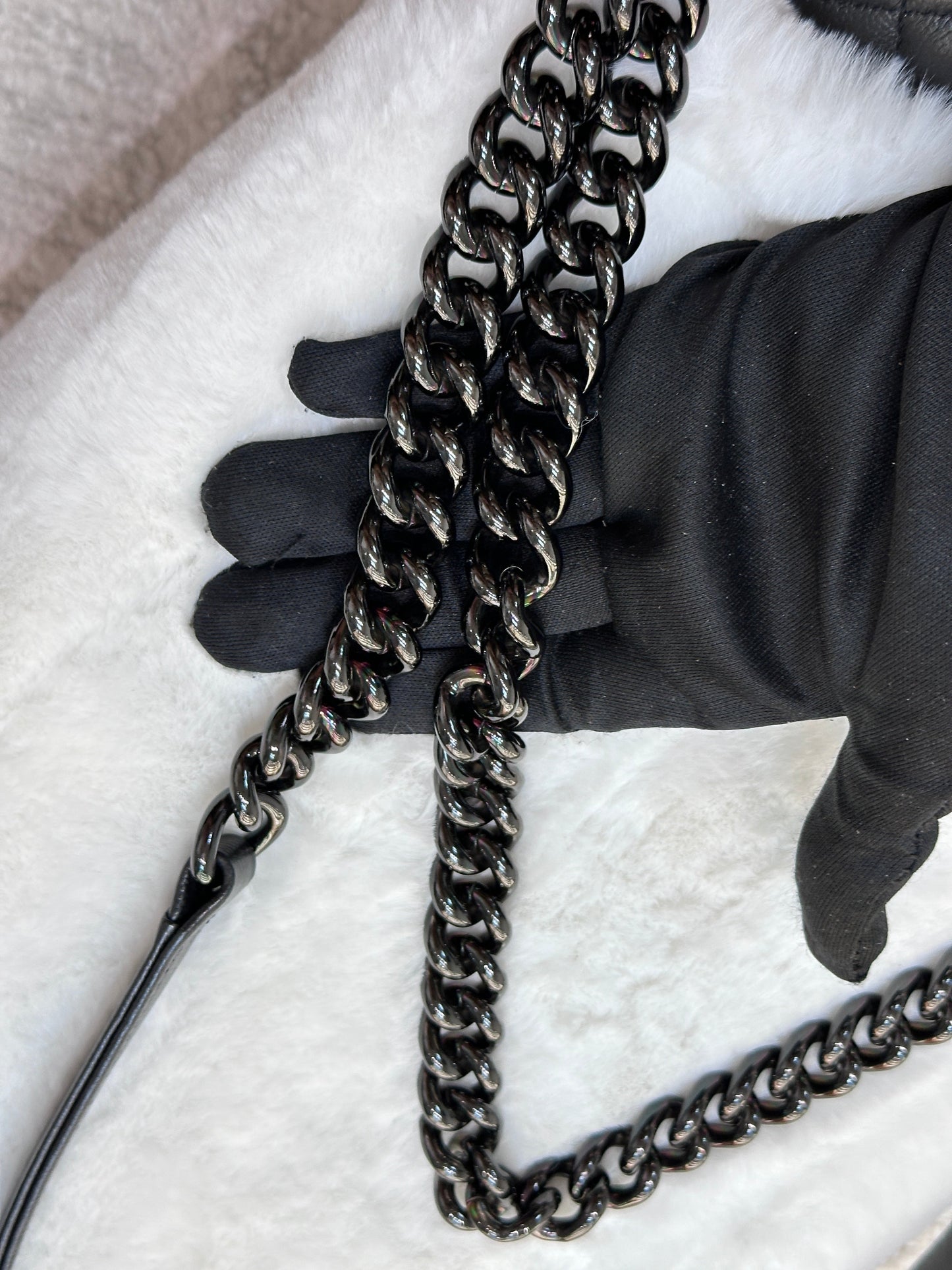 CHANEL Medium LeBoy So Black Caviar Leather Bag