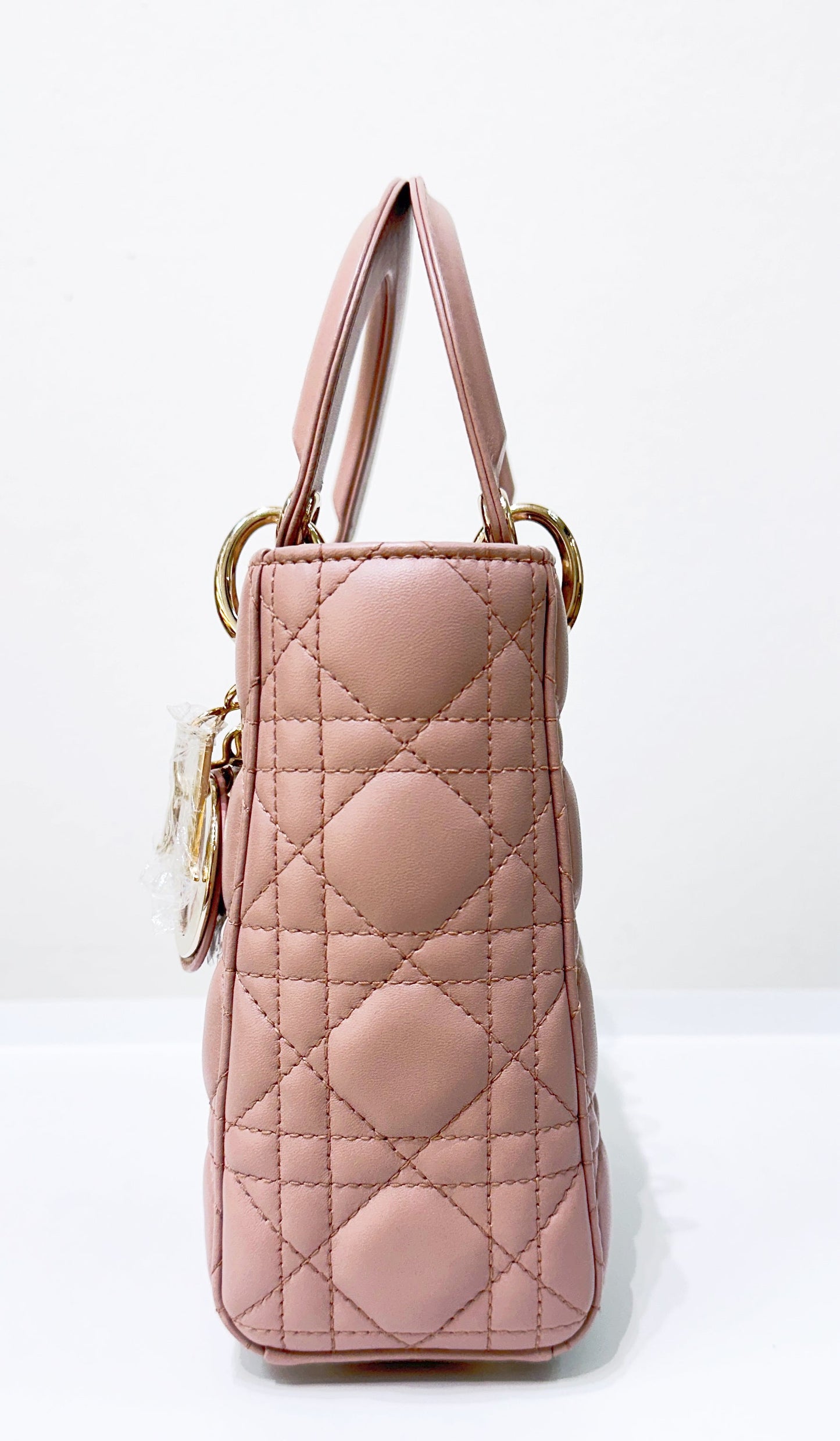 CHRISTIAN DIOR Lambskin Cannage Small My ABC Dior Lady Dior Fard