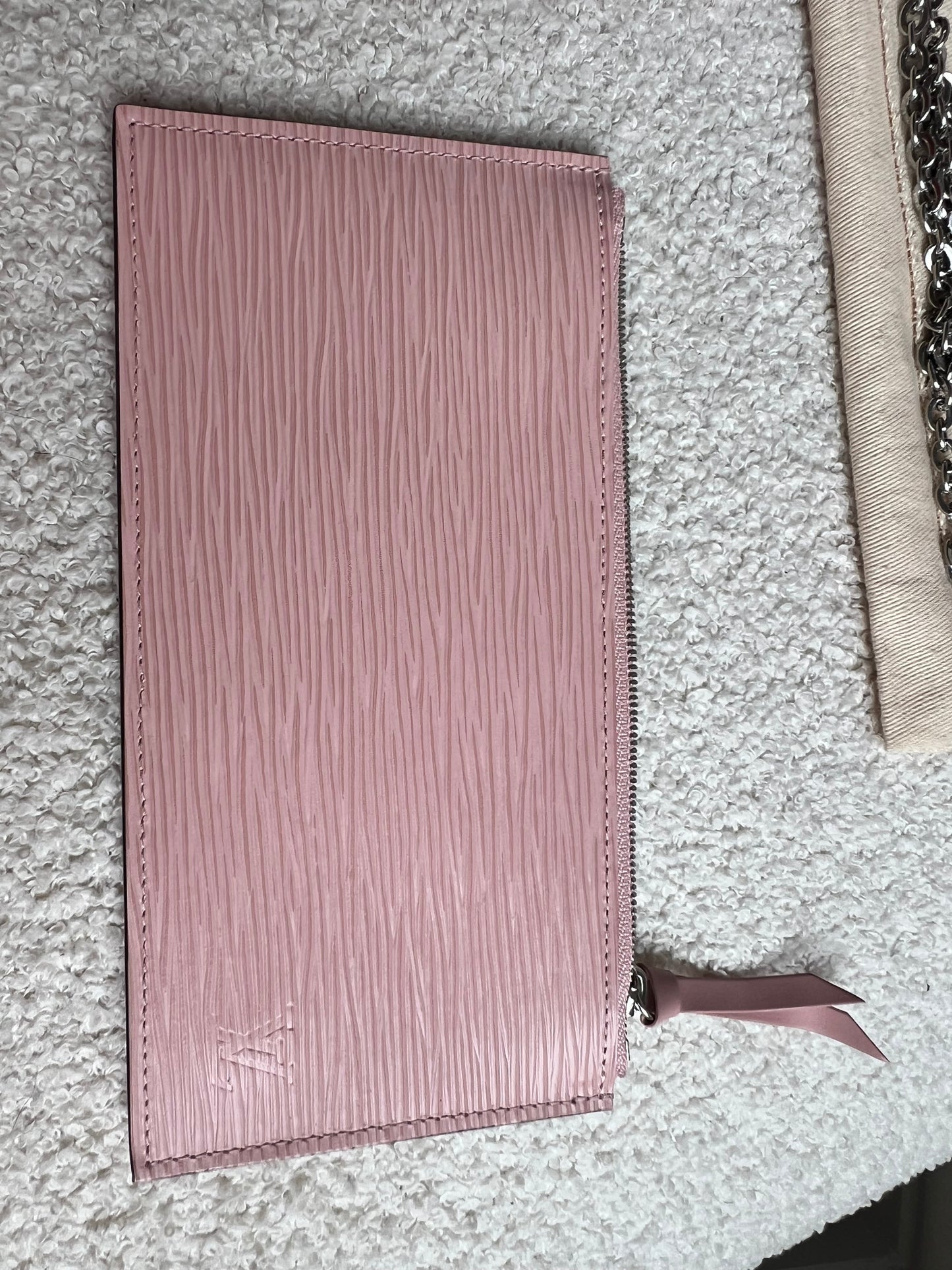 Louis Vuitton Felicie Pochette Rose Ballerine Epi (RRP £1160)