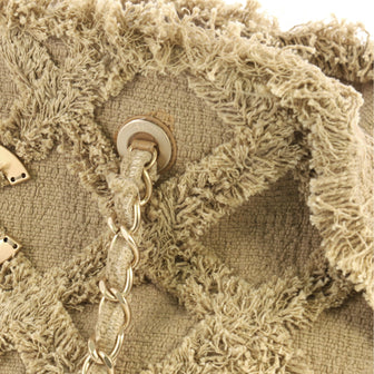 CHANEL NATURE QUILTED TWEED TOTE BAG