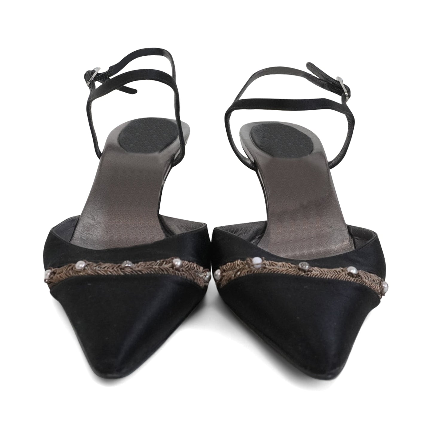 Chanel Vintage Satin Heels - Women's 39